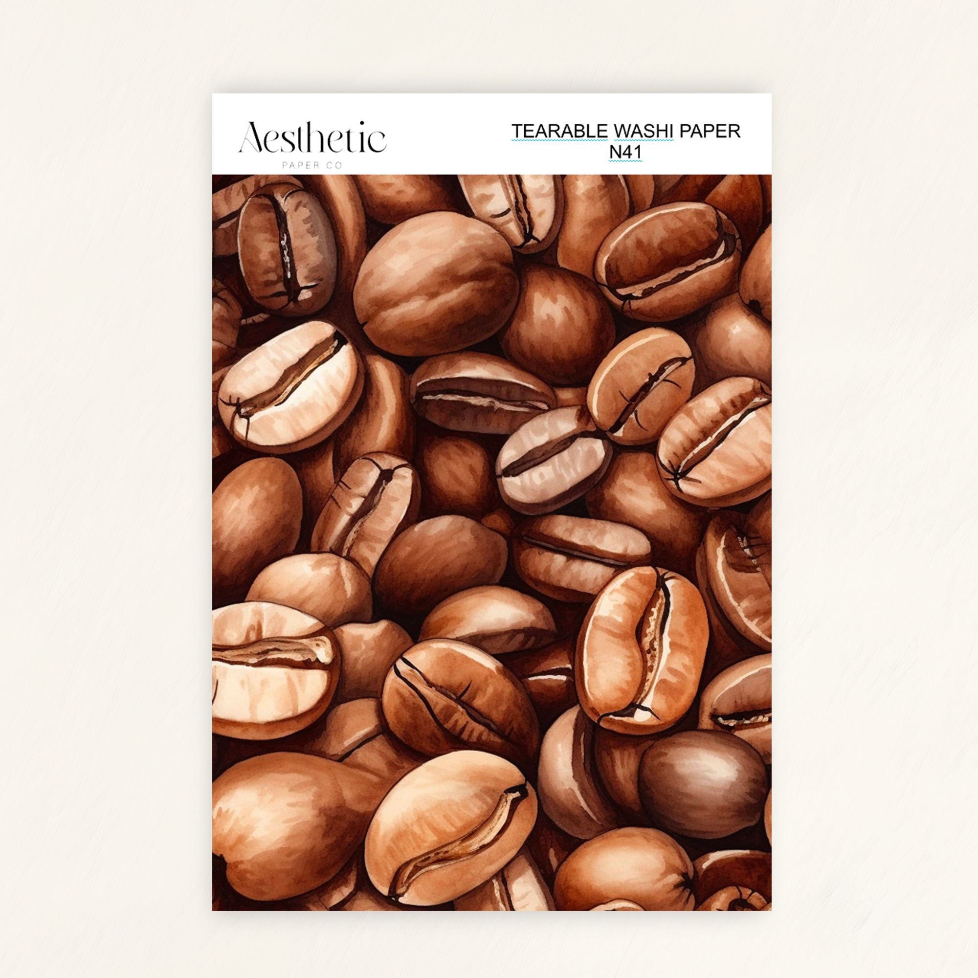 Tearable Washi Sticker Paper Sheet | N38-N52