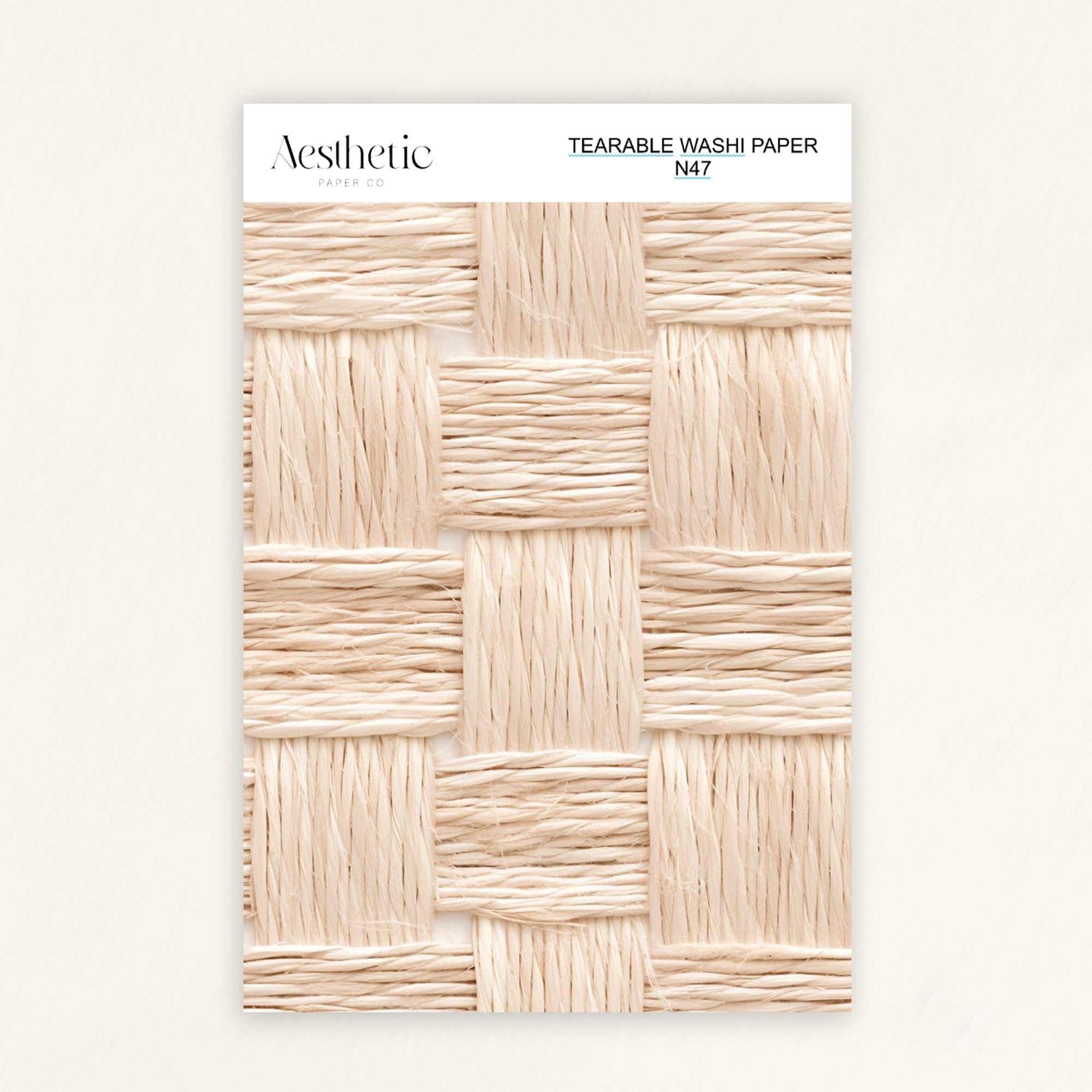 Tearable Washi Sticker Paper Sheet | N38-N52