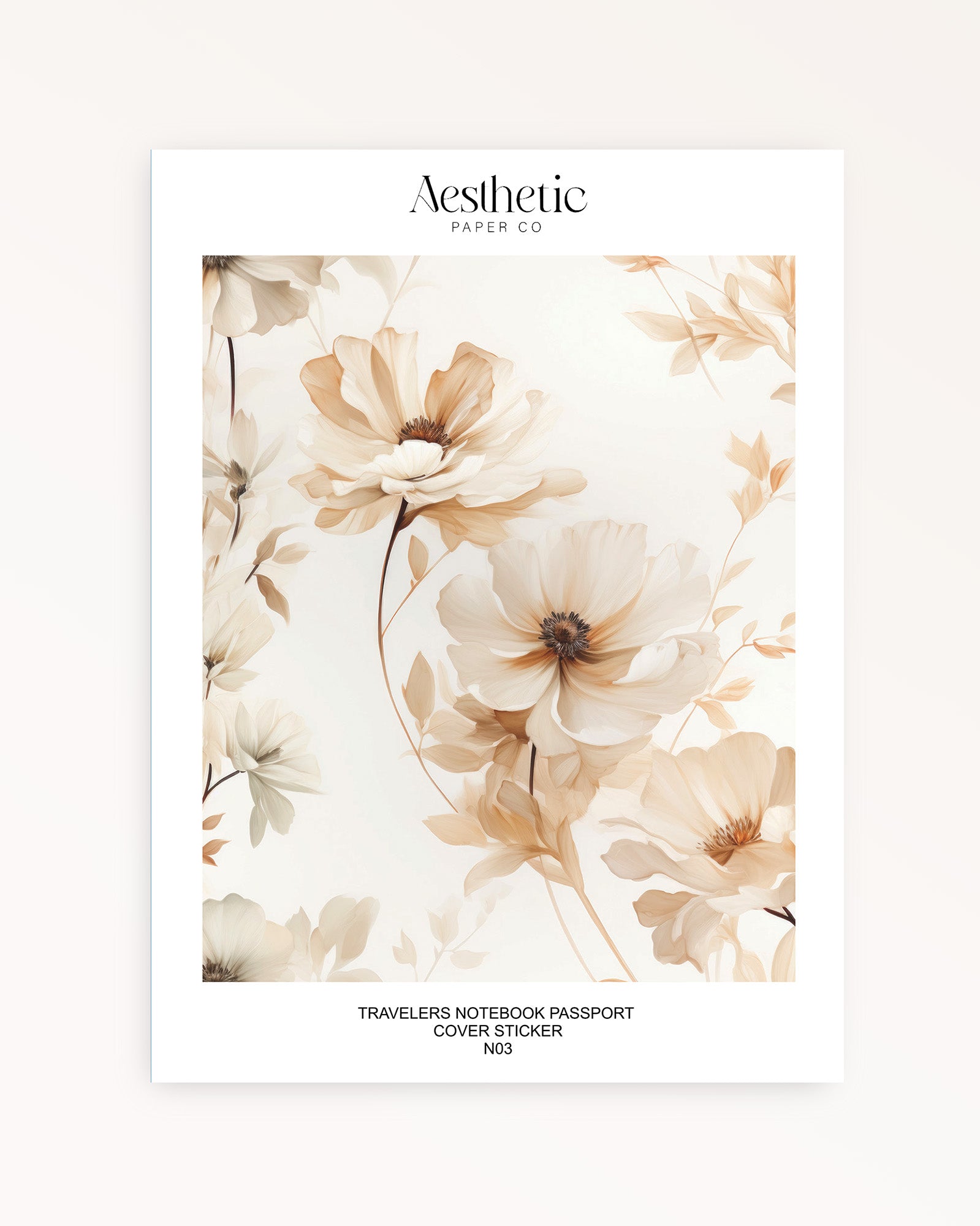 Traveler's Notebook Sticker Cover | Passport