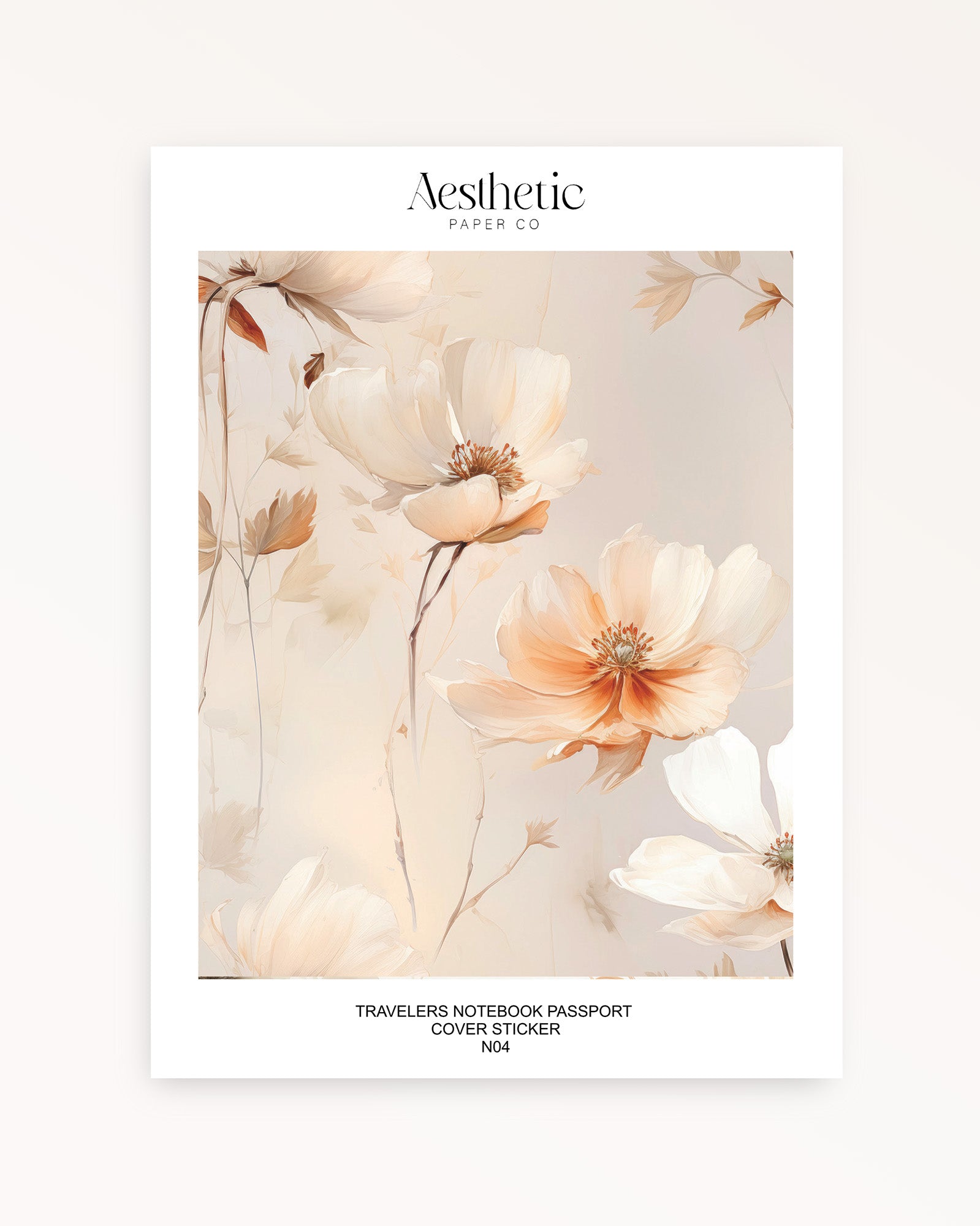 Traveler's Notebook Sticker Cover | Passport