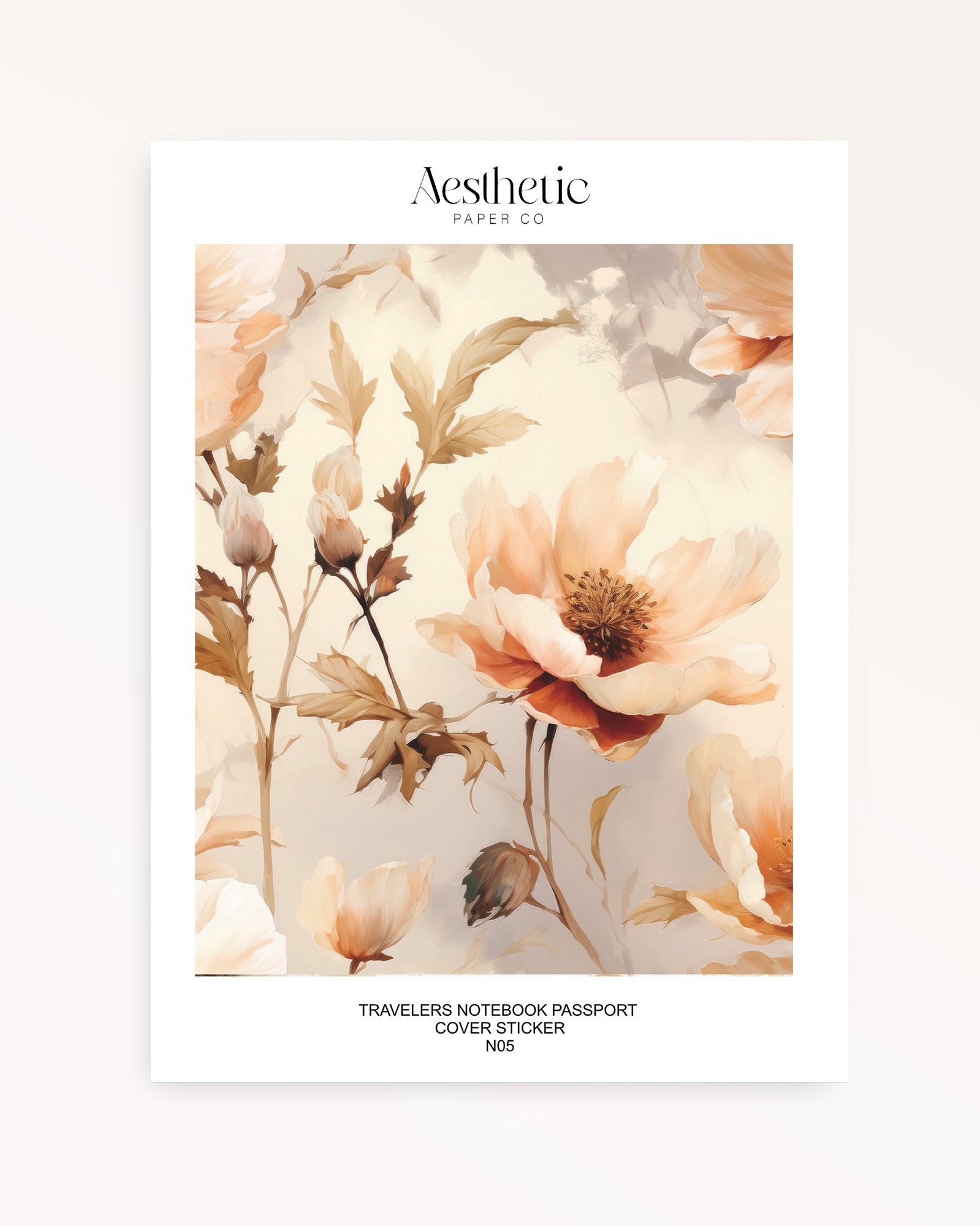 Traveler's Notebook Sticker Cover | Passport