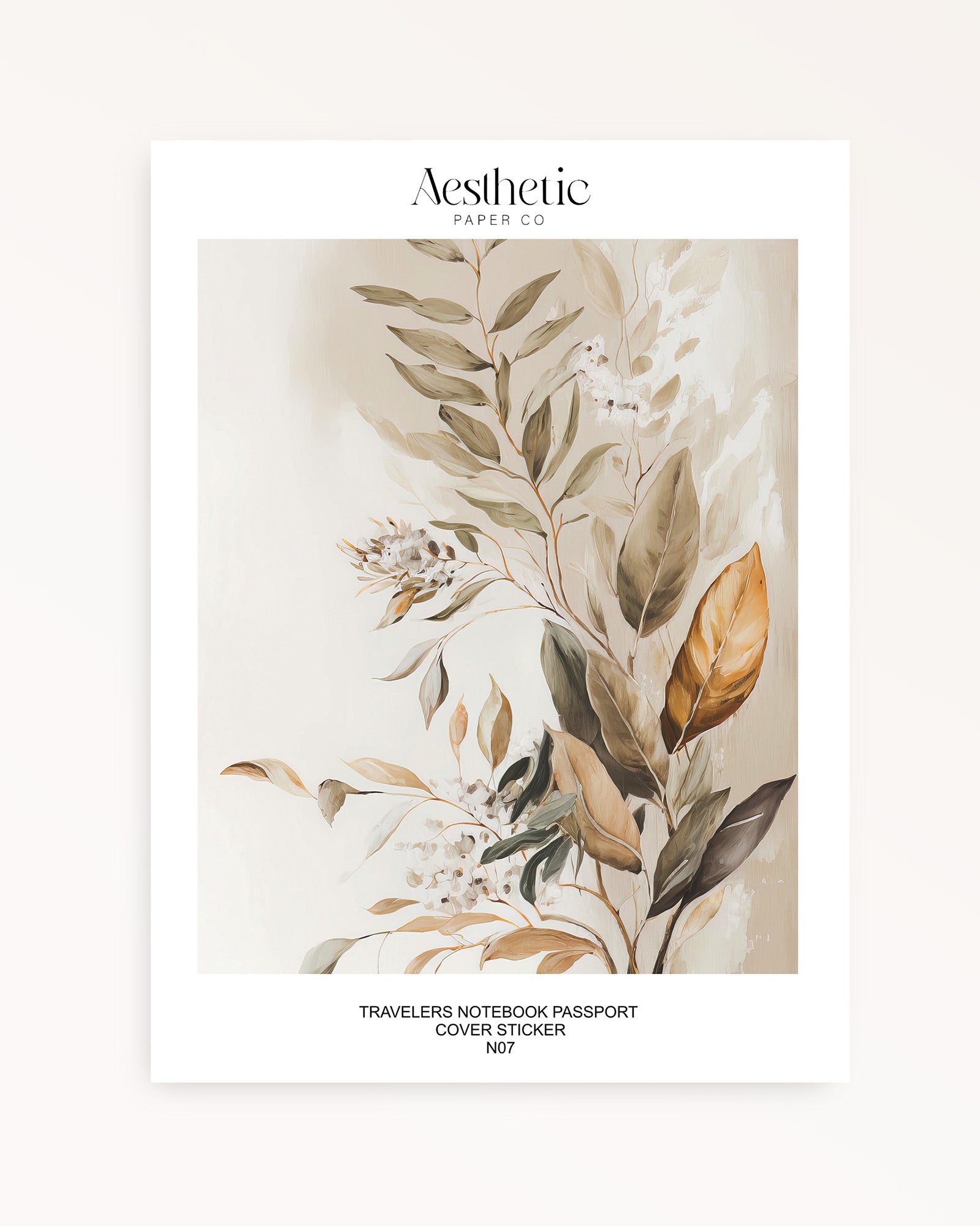 Traveler's Notebook Sticker Cover | Passport