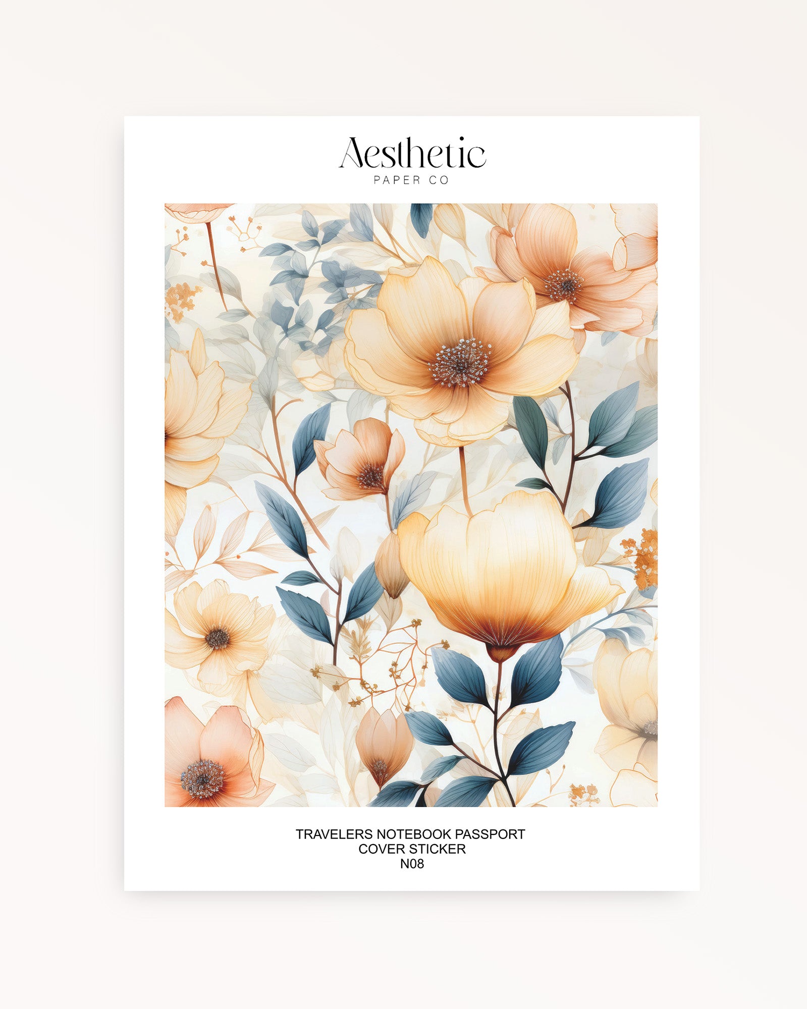 Traveler's Notebook Sticker Cover | Passport