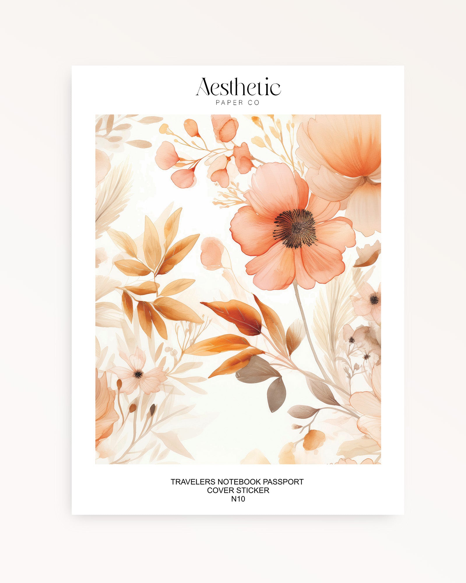 Traveler's Notebook Sticker Cover | Passport