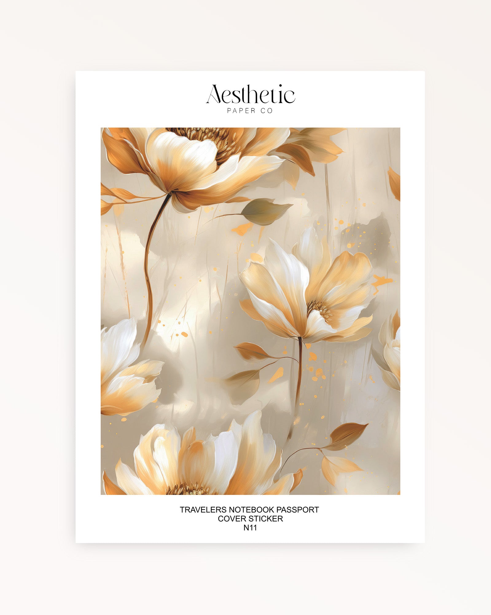 Traveler's Notebook Sticker Cover | Passport