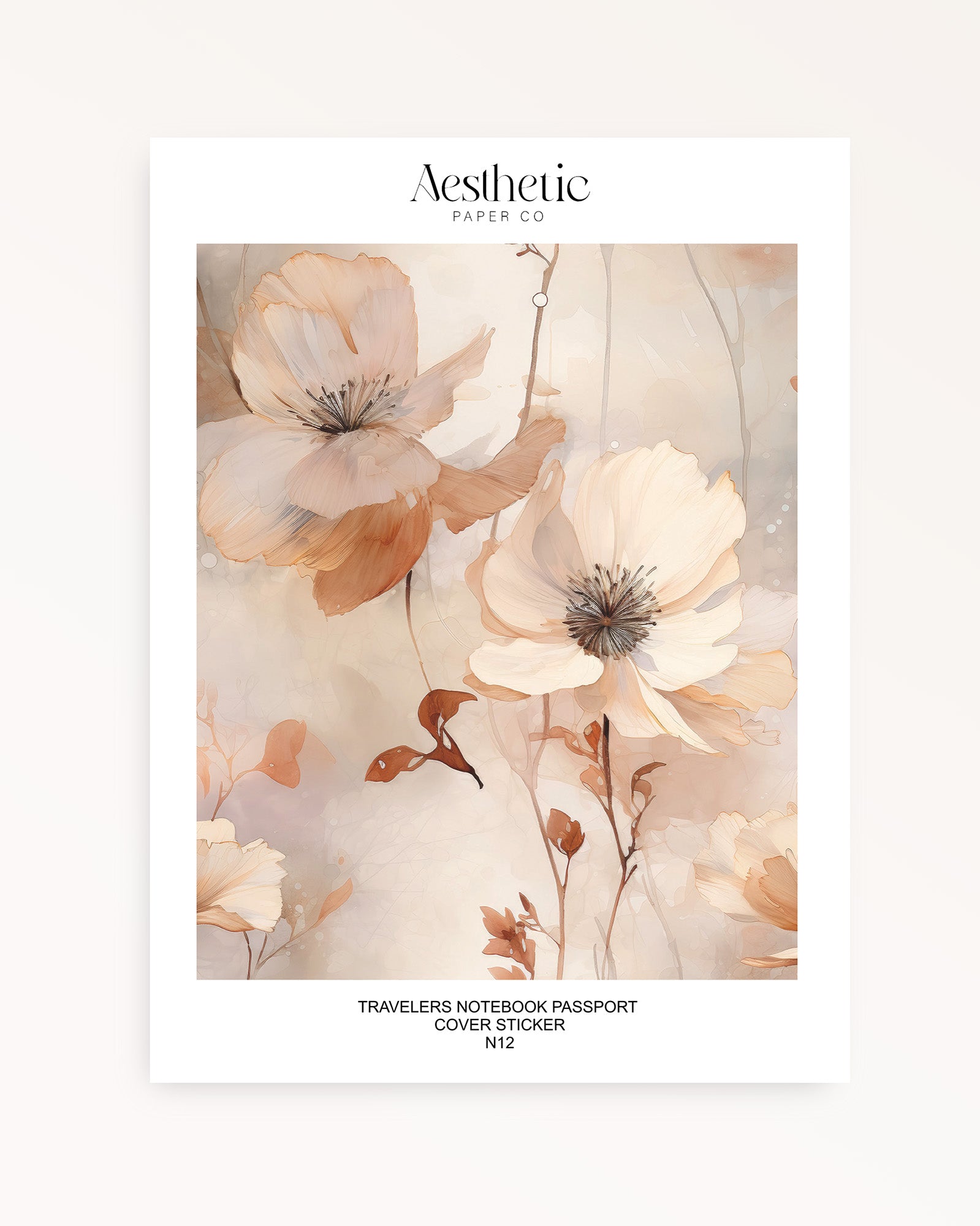 Traveler's Notebook Sticker Cover | Passport