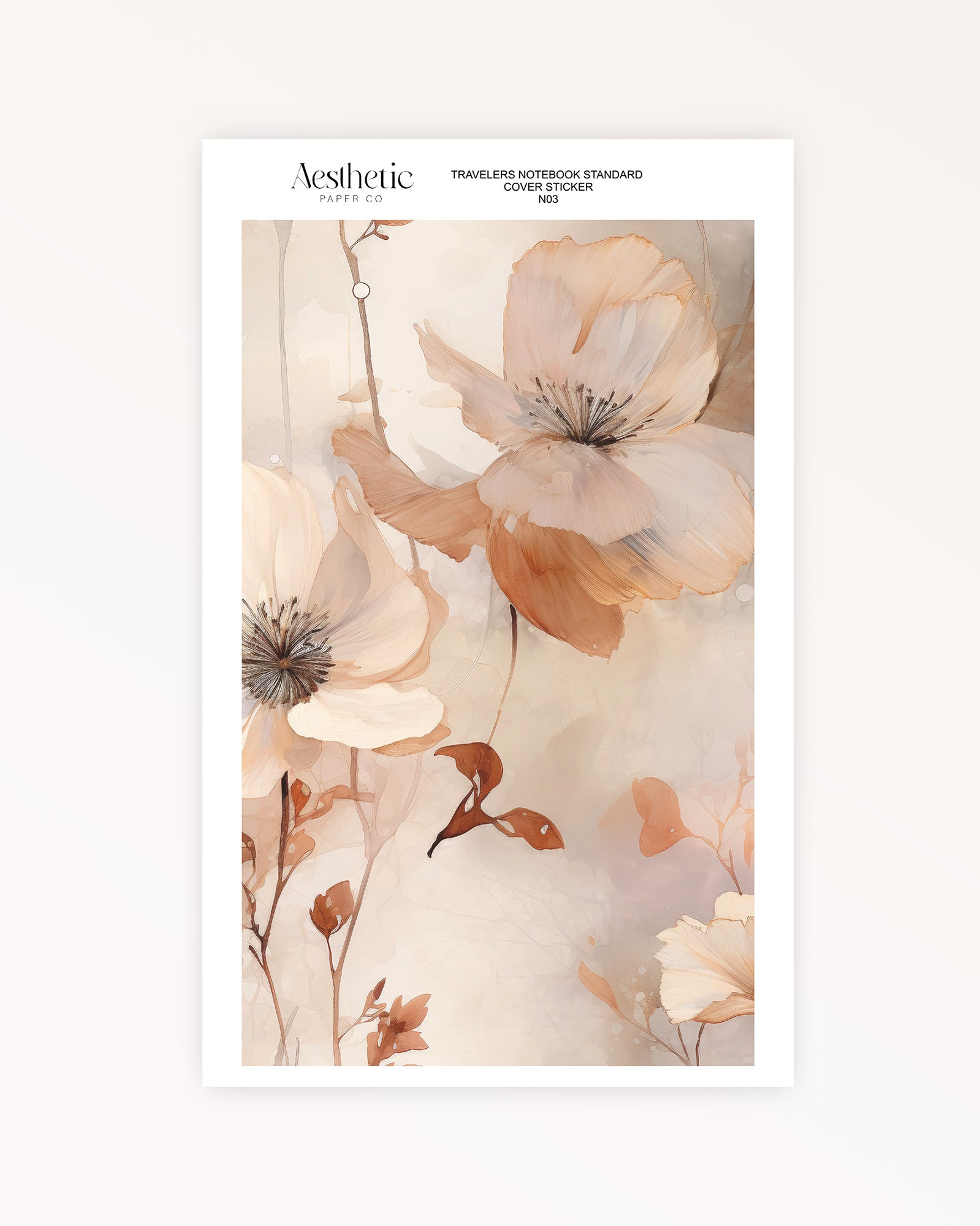 Traveler's Notebook Sticker Cover | STANDARD