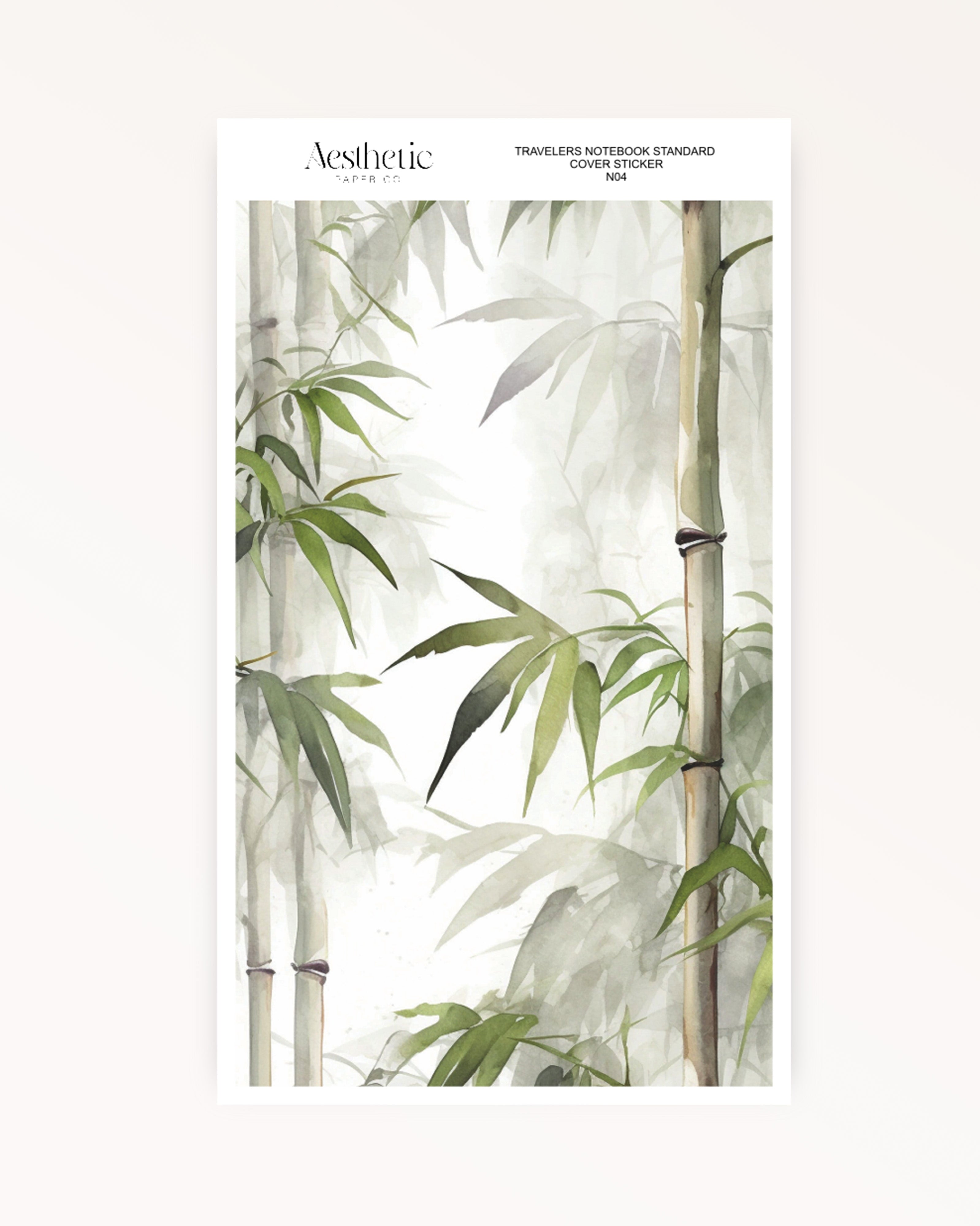 Traveler's Notebook Sticker Cover | CALM MEDITATION | STANDARD