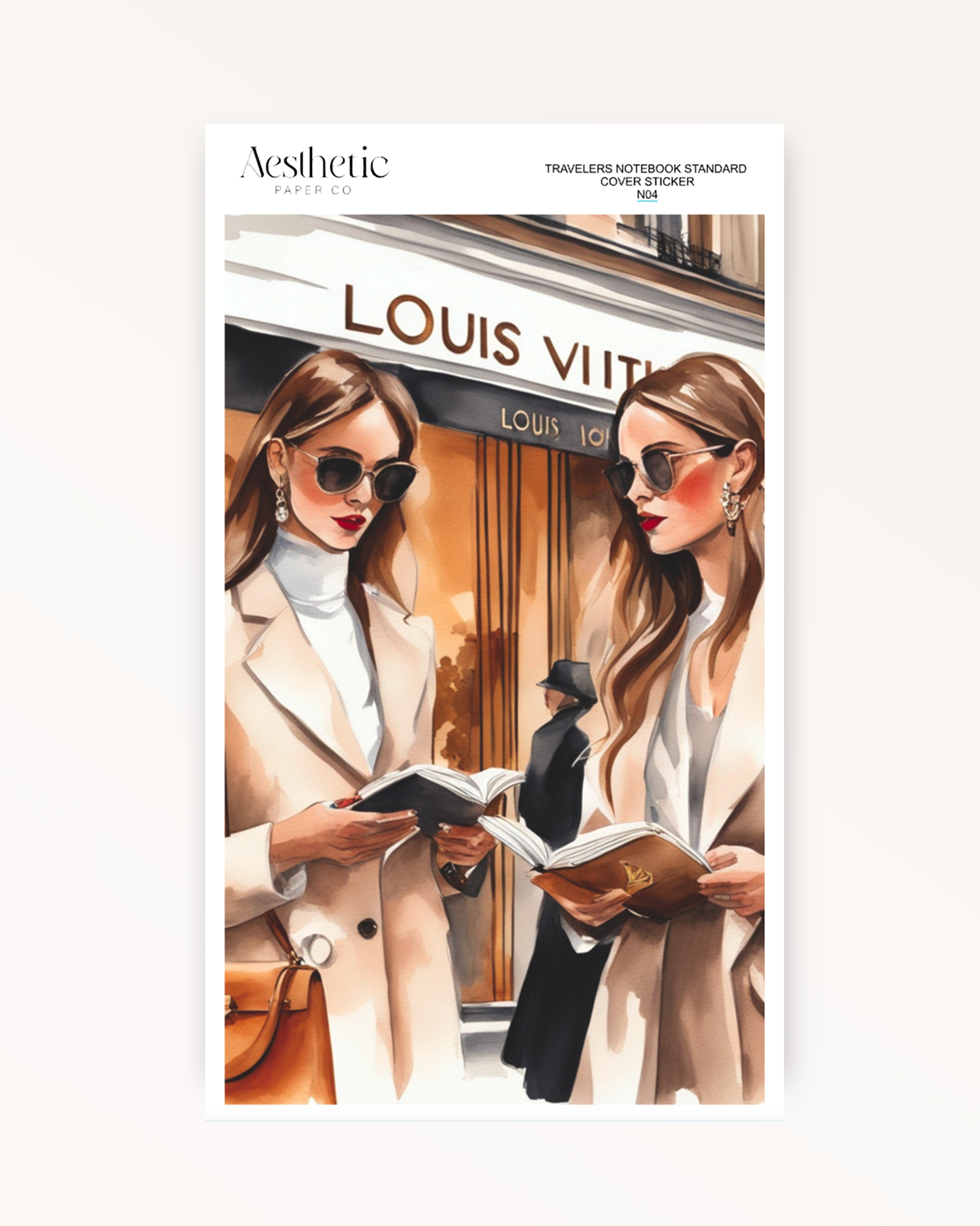 Traveler's Notebook Sticker Cover | DESIGNER | STANDARD