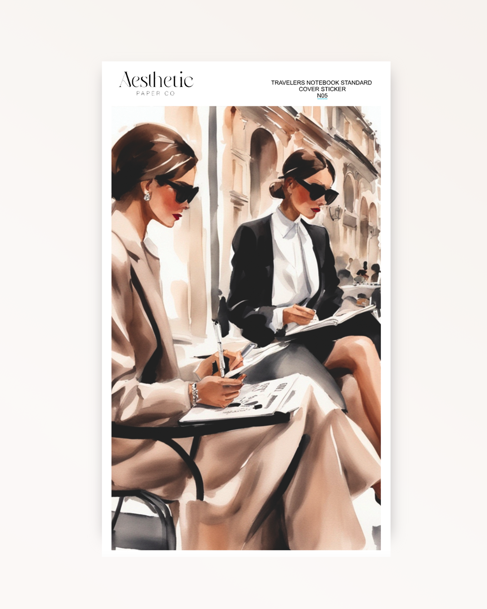 Traveler's Notebook Sticker Cover | DESIGNER | STANDARD