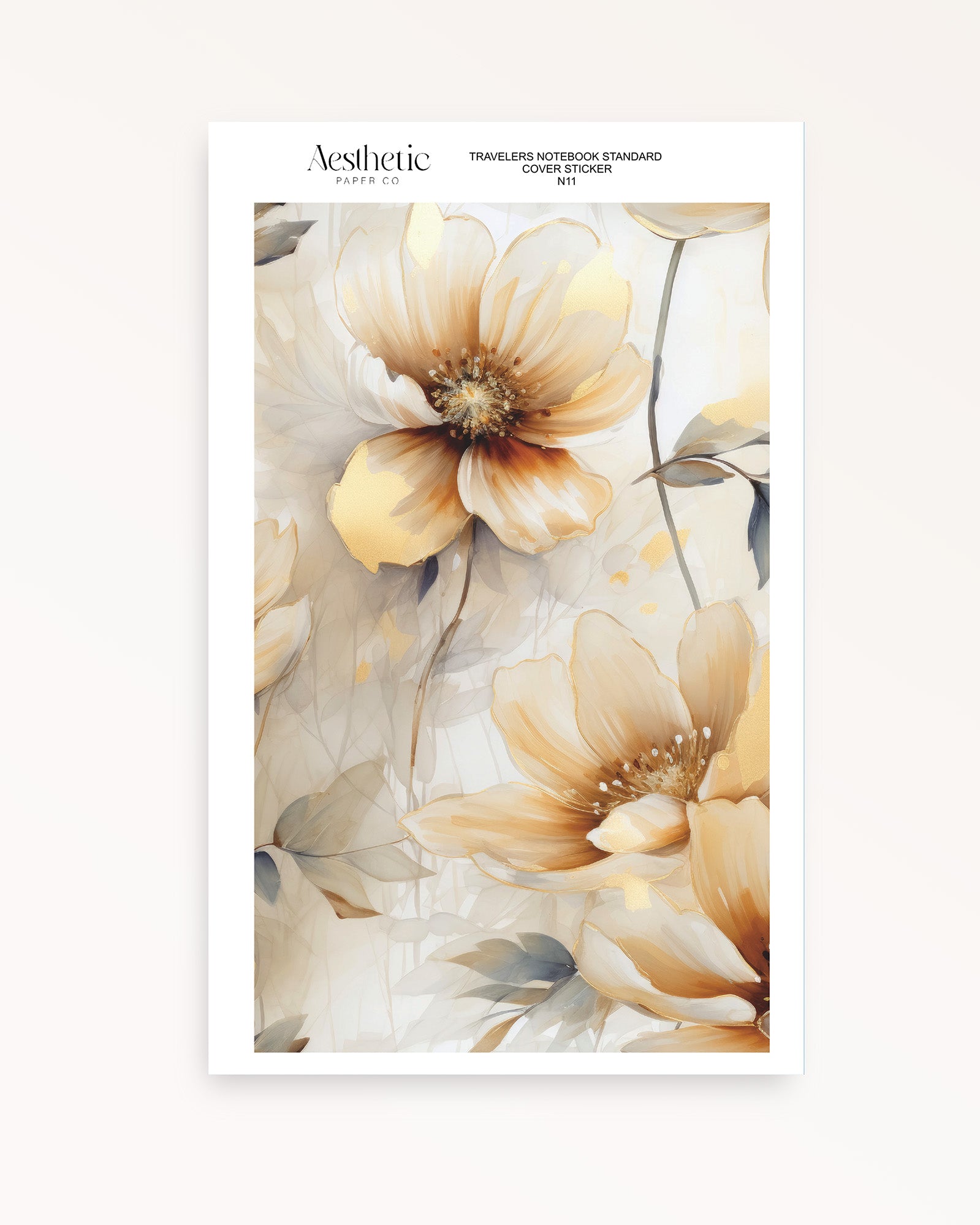 Traveler's Notebook Sticker Cover | STANDARD