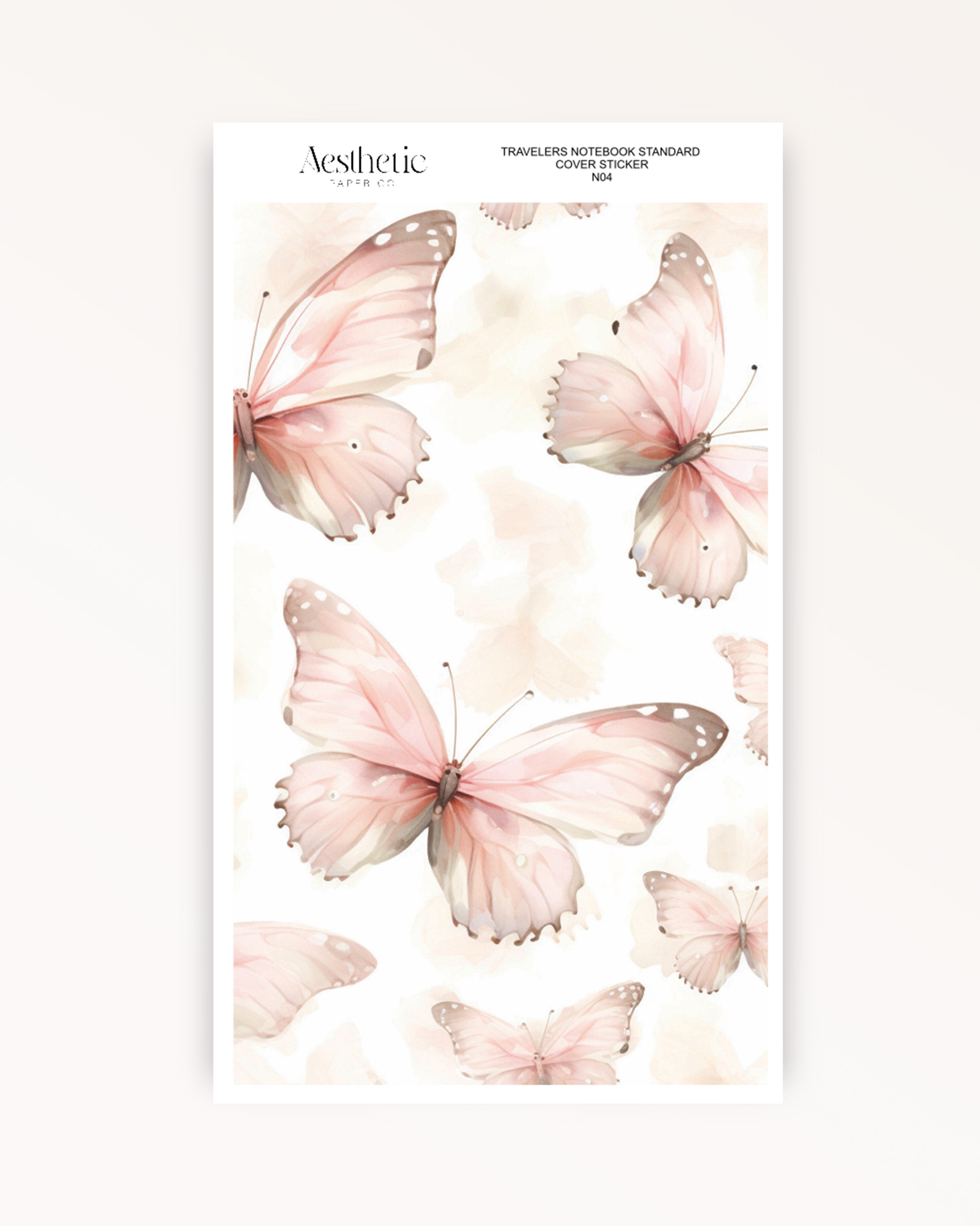 Traveler's Notebook Sticker Cover | GENTLE SPRING | STANDARD