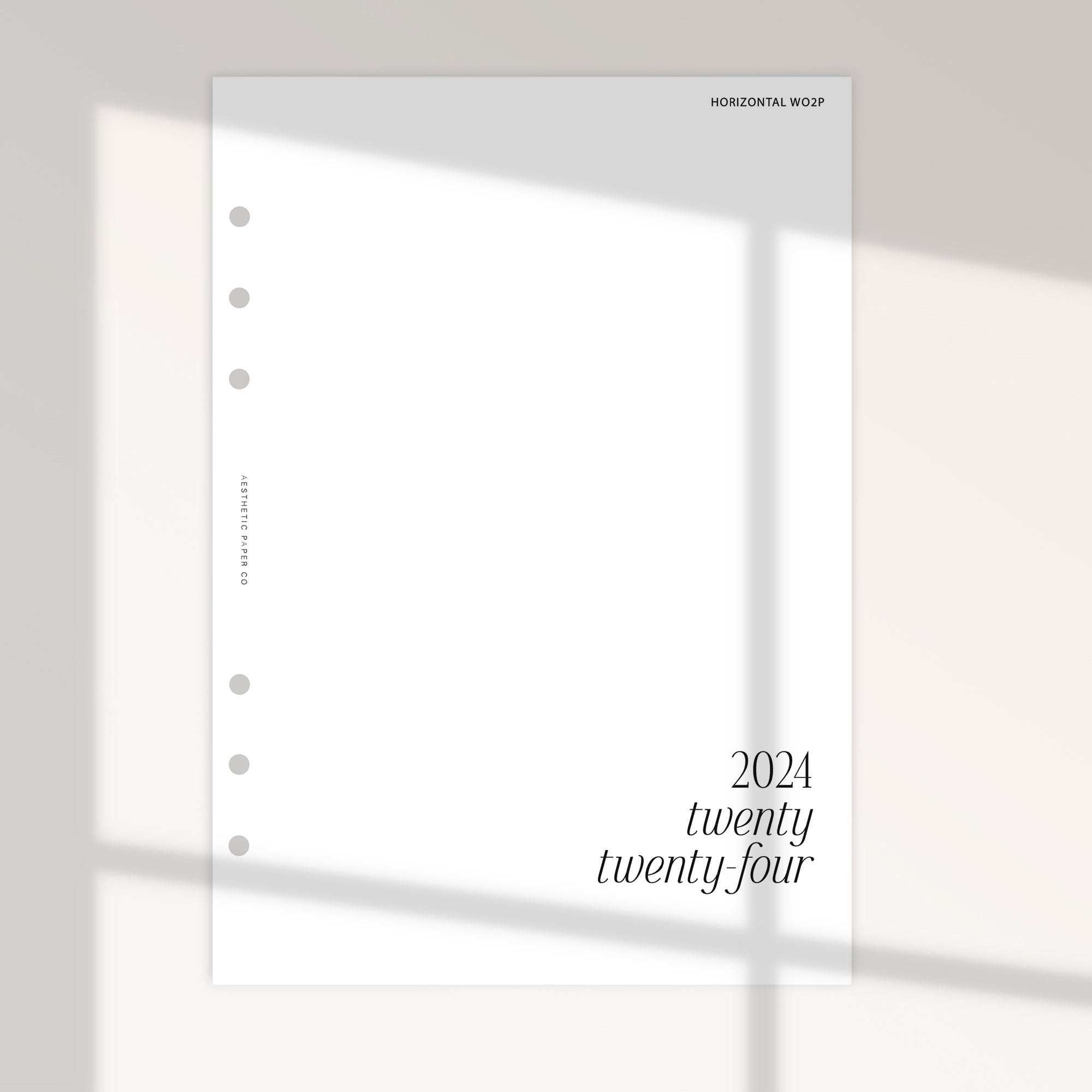2024 WEEK ON TWO PAGE | WO2P