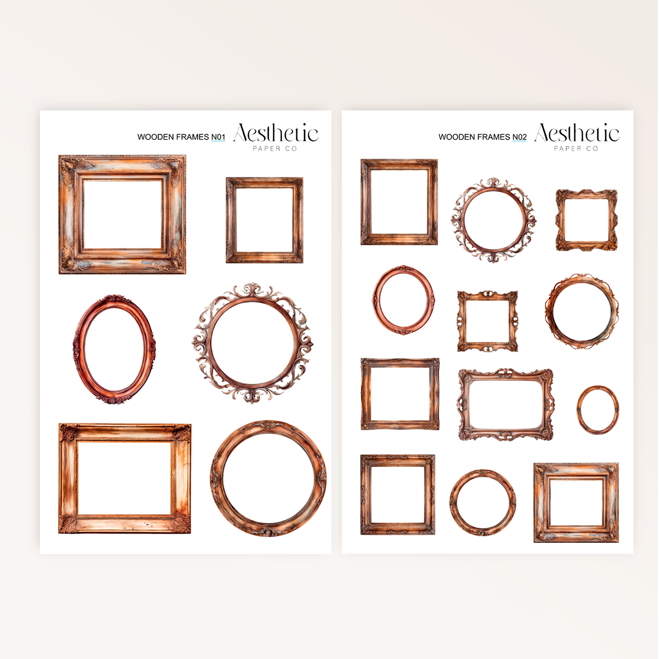 Wooden Frames | STICKERS