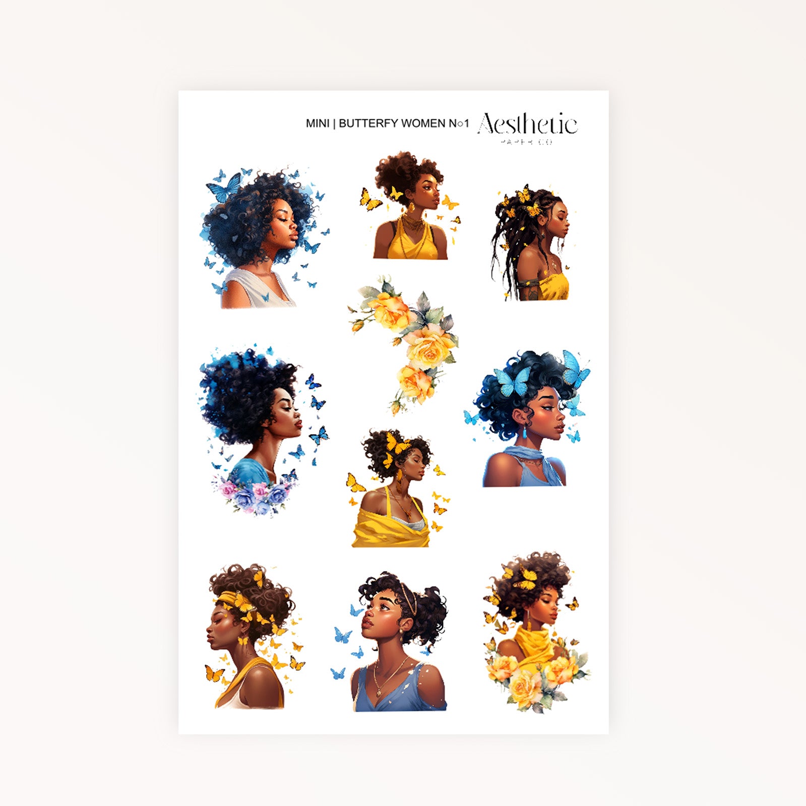 MINI | Butterfly Women | STICKERS