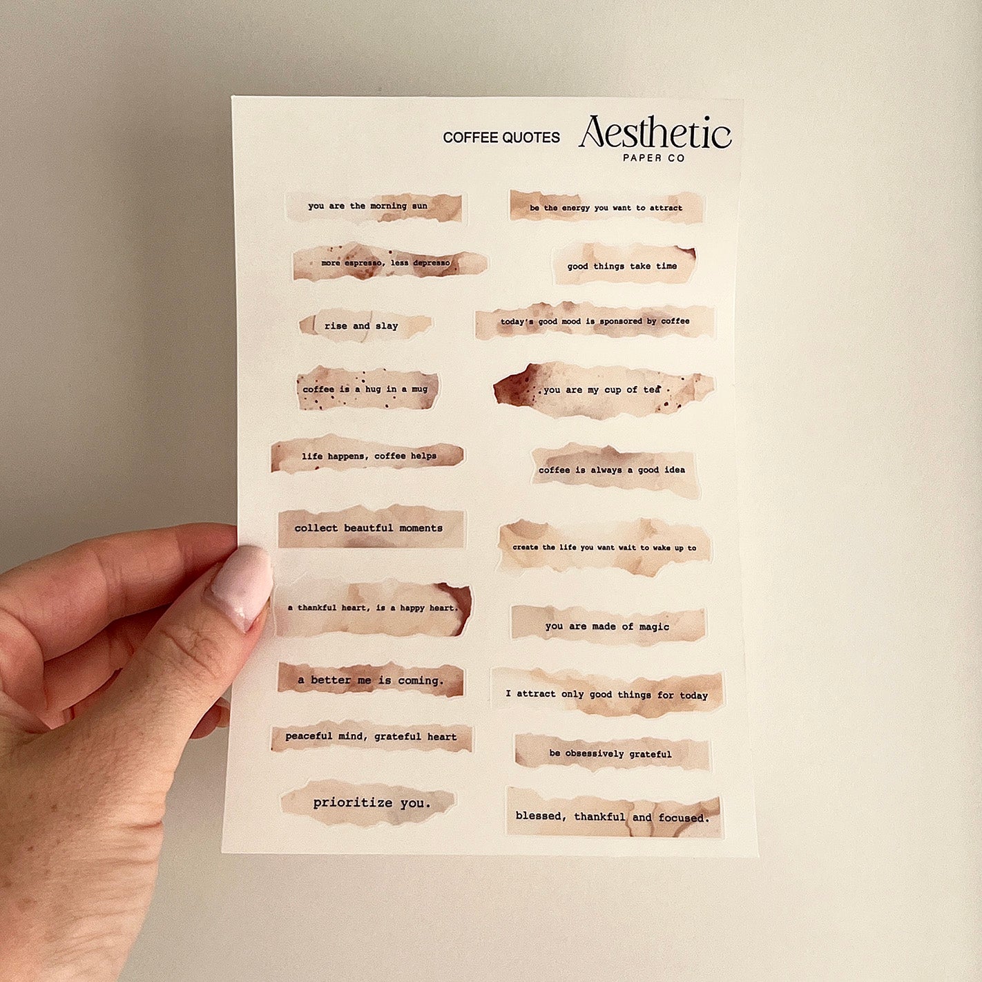 Coffee Quotes STICKERS