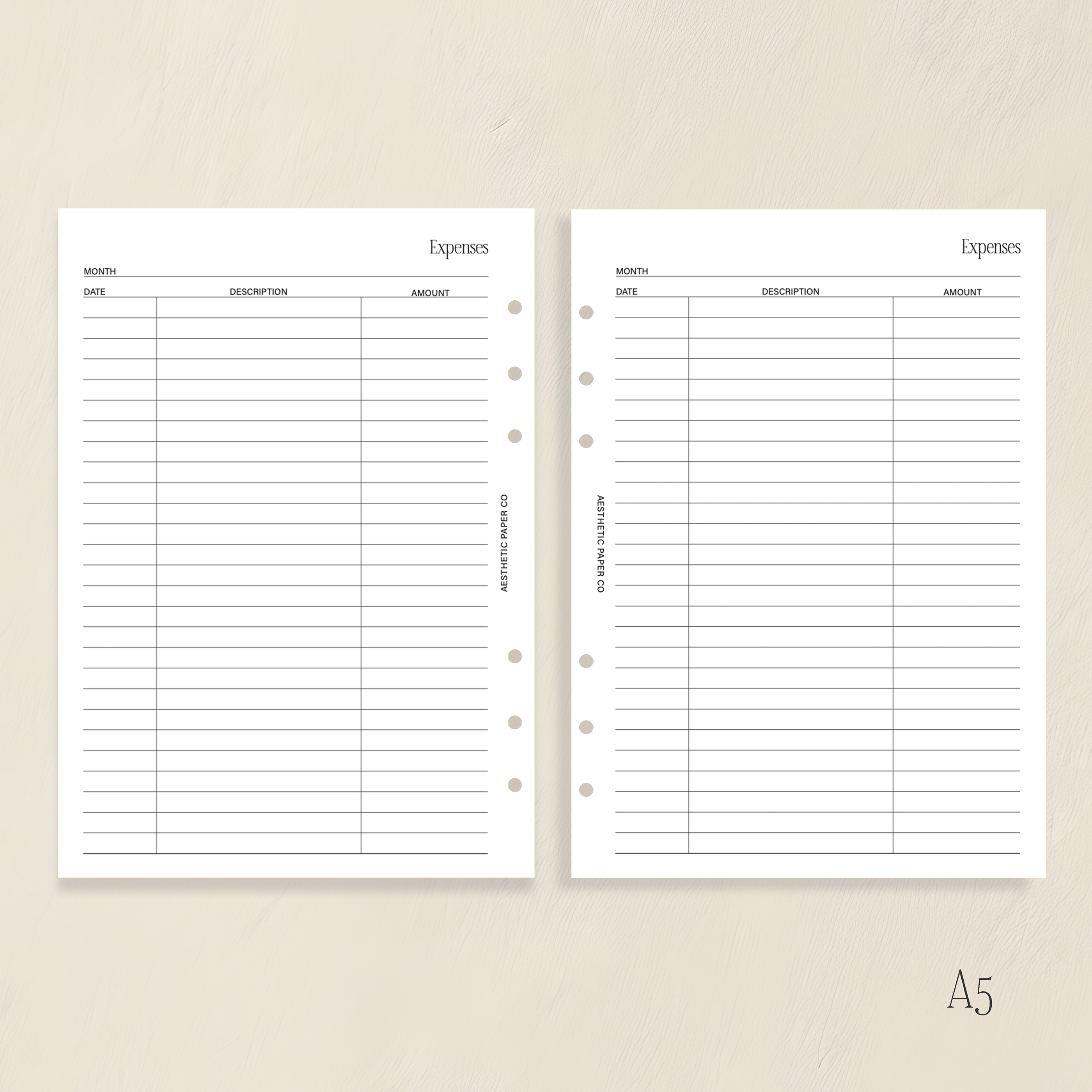 UN015 - Expenses Insert