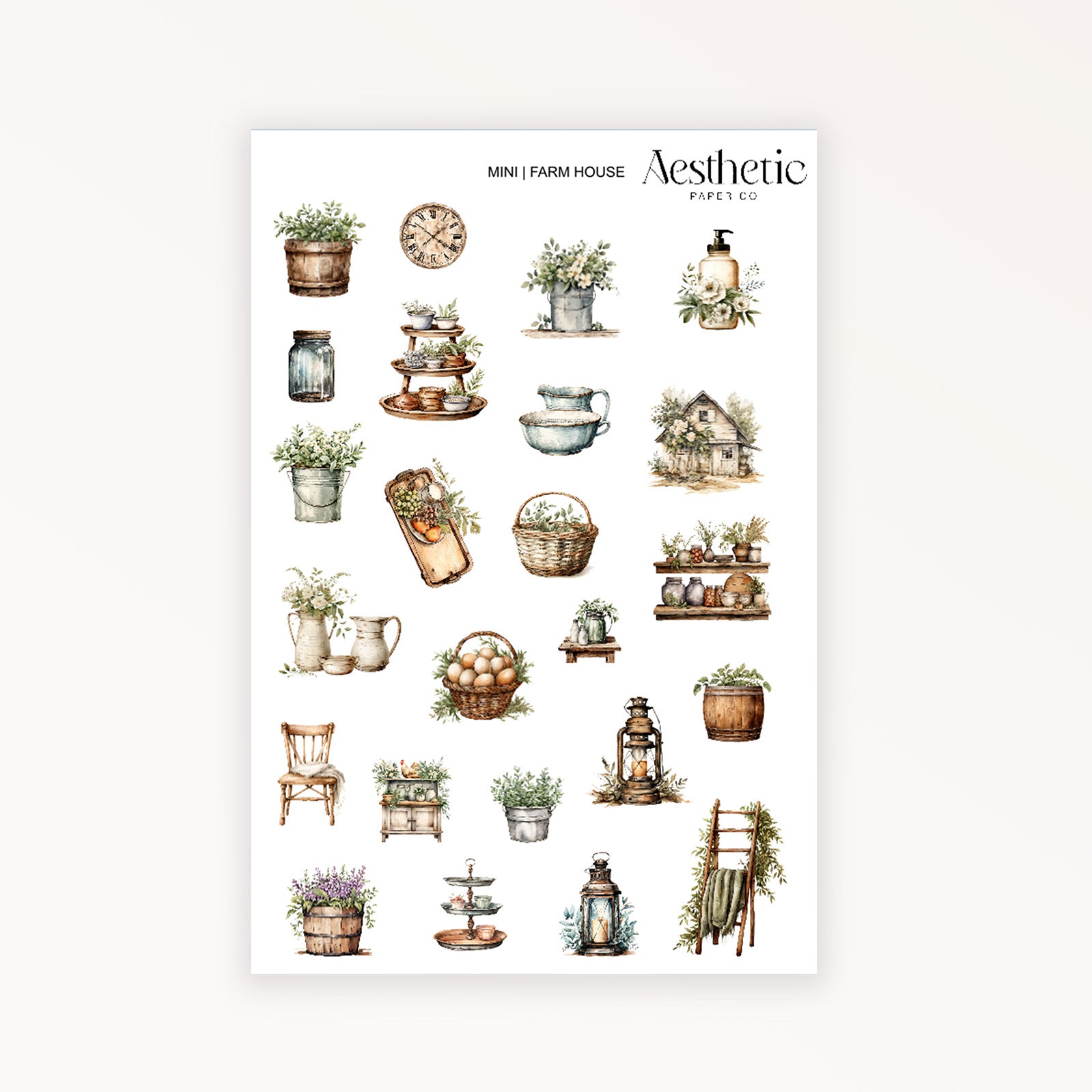 MINI | FARM HOUSE STICKERS