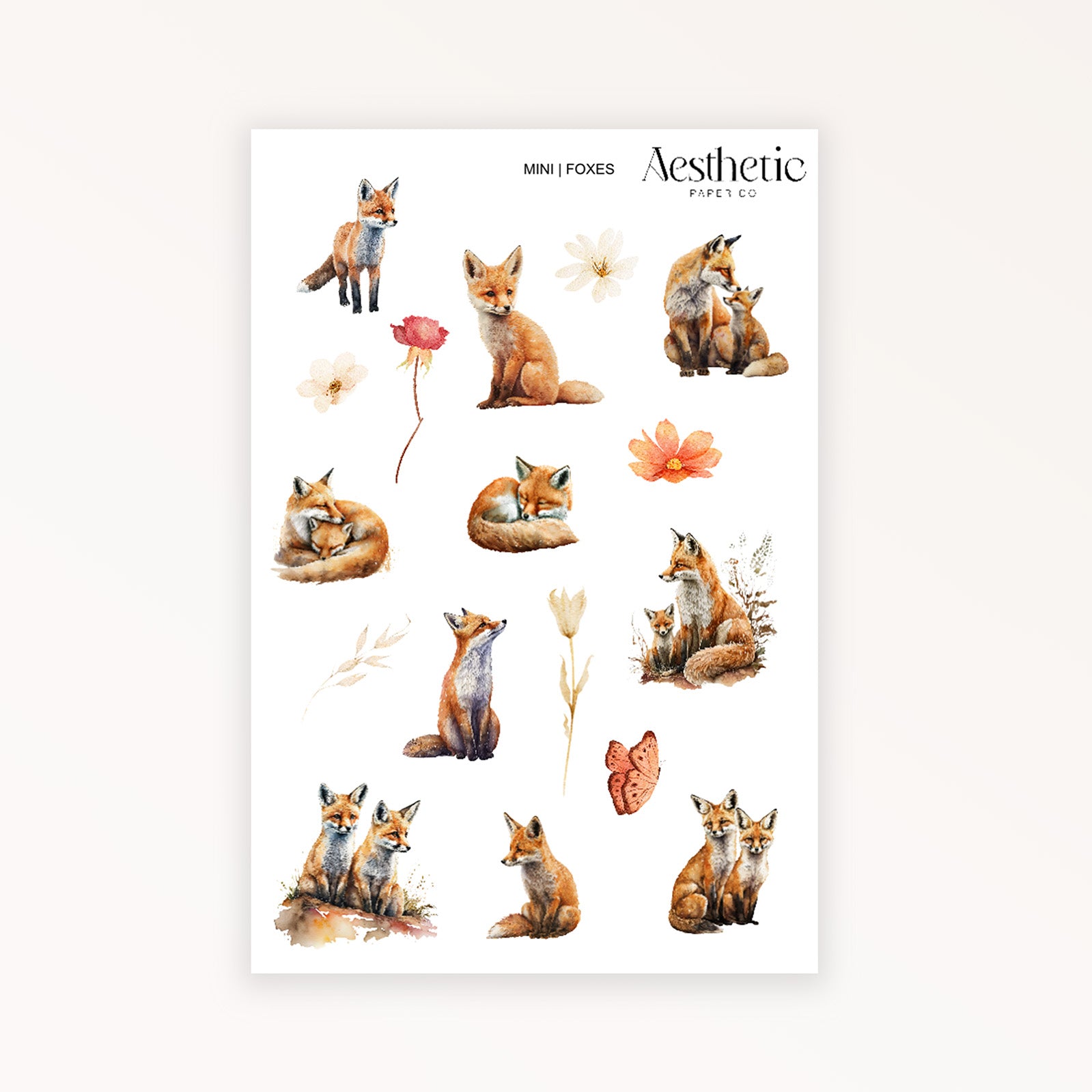 MINI | FOXES STICKERS