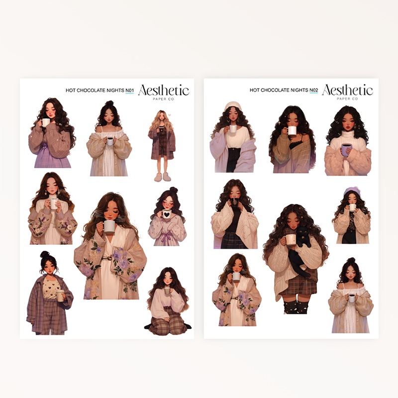HOT CHOCOLATE NIGHTS | STICKERS