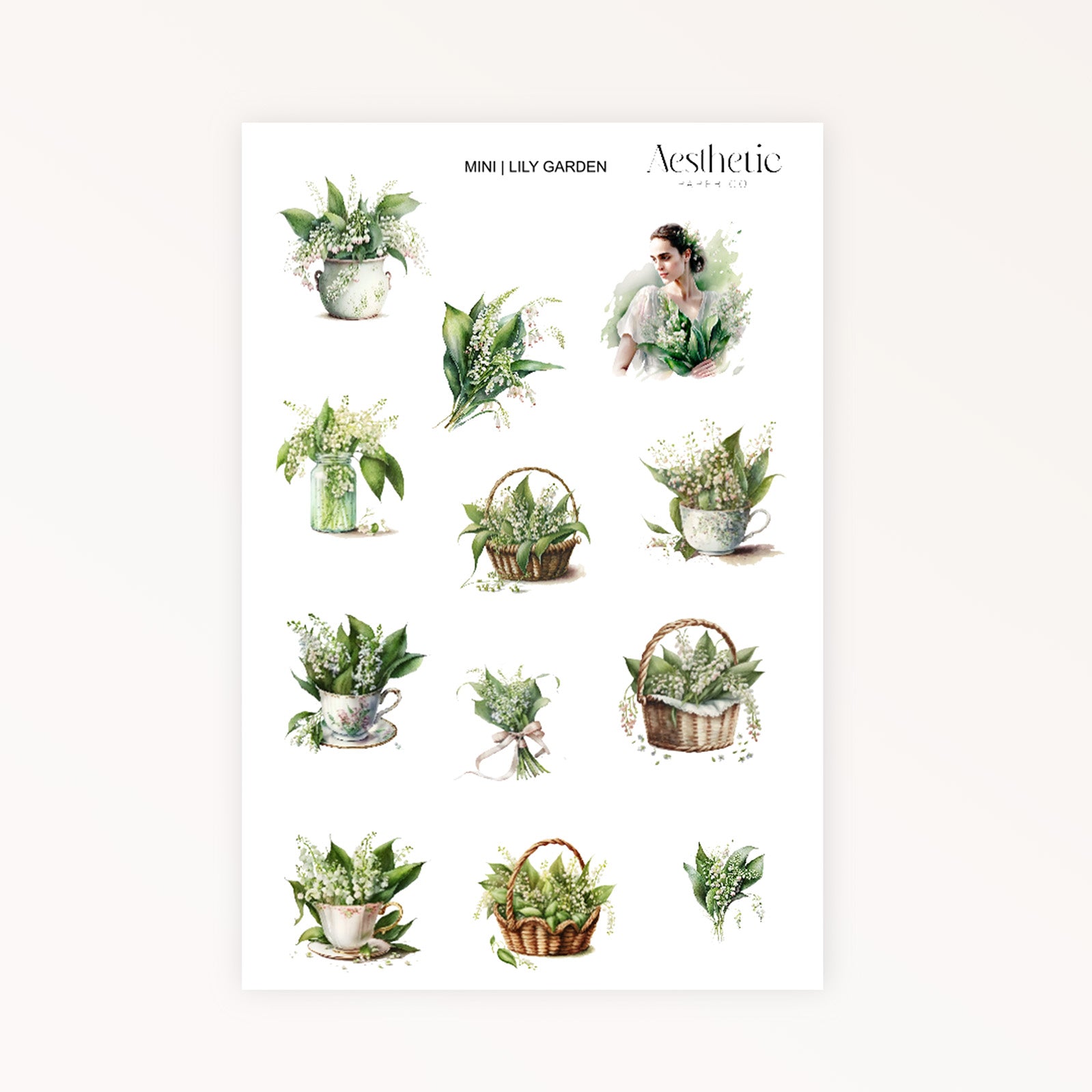 MINI | Lily Garden STICKERS