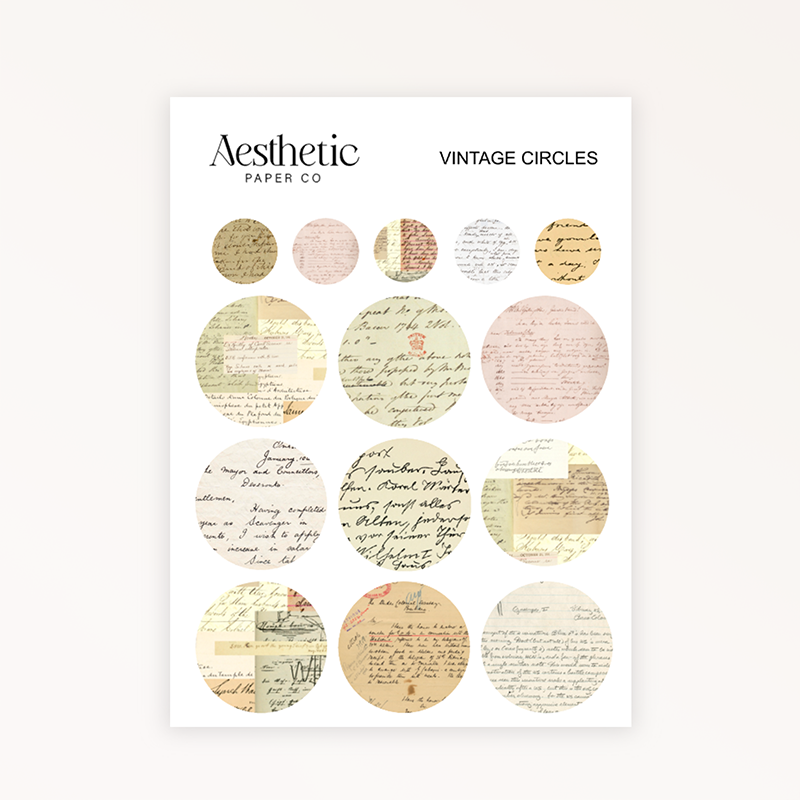 VINTAGE CIRLES | STICKERS
