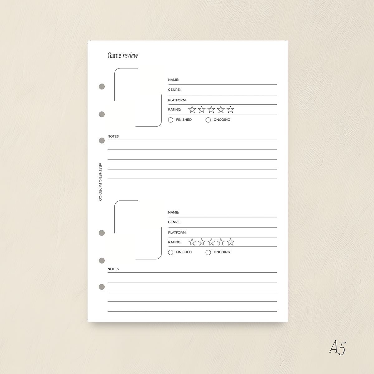 UN025 - Games Review