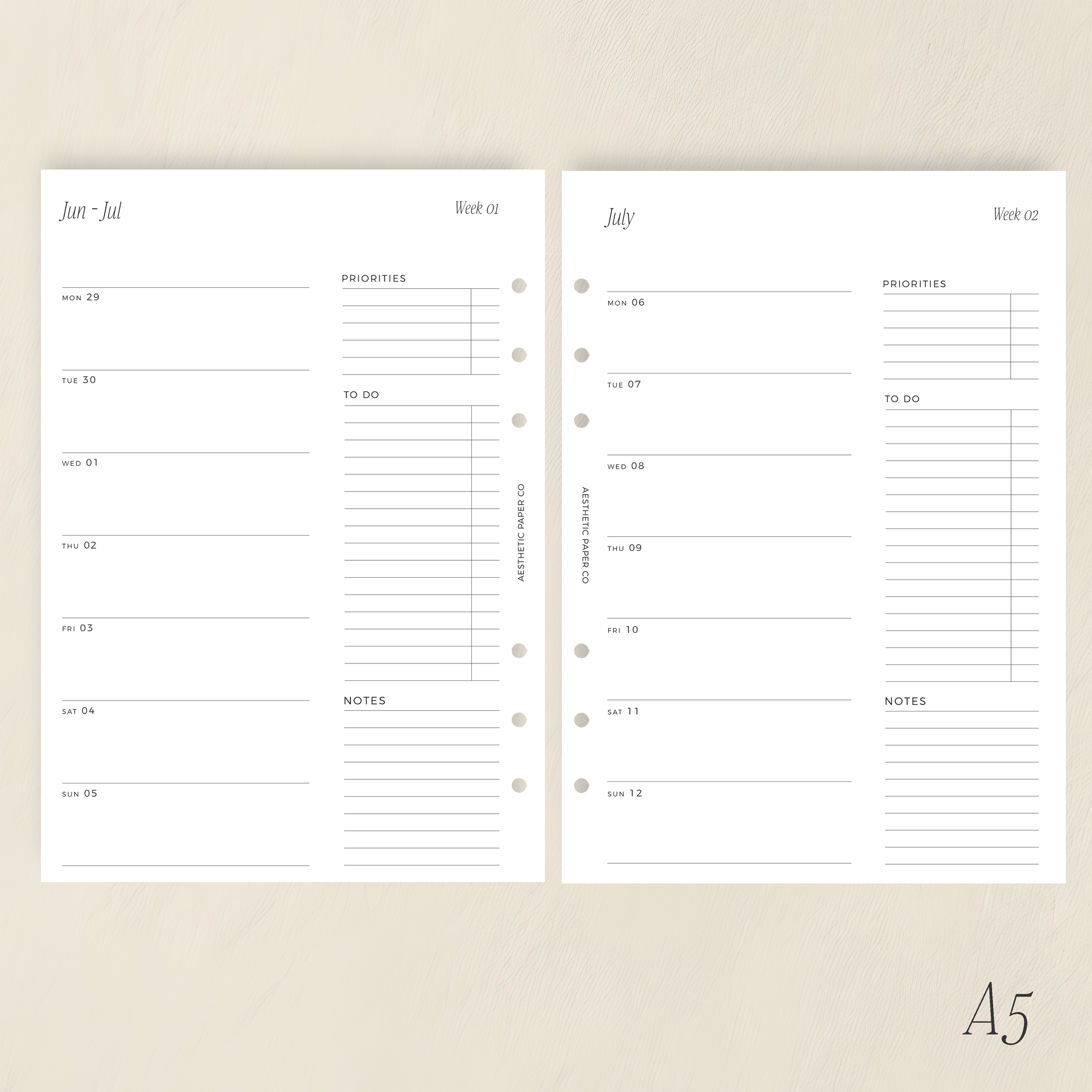 2026/27 WEEK ON ONE PAGE | WO1P