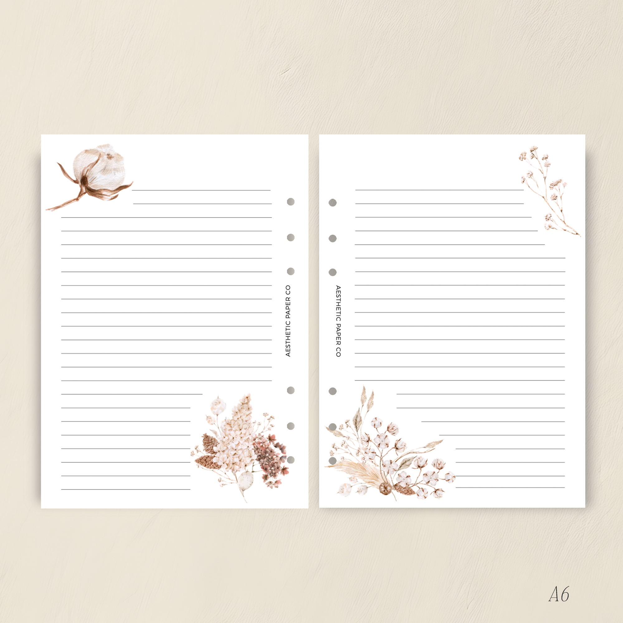 UN023 - Boho Notes Inserts | PDF