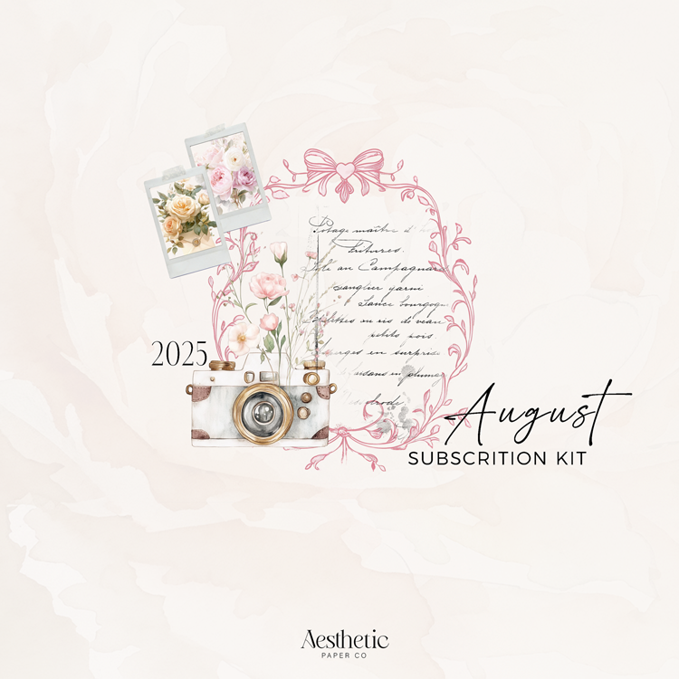 Monthly Planner Kit | August 2025 Sticker Kit