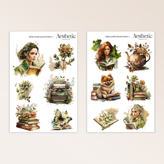 BOOK LOVER COLLECTION N01 | STICKERS