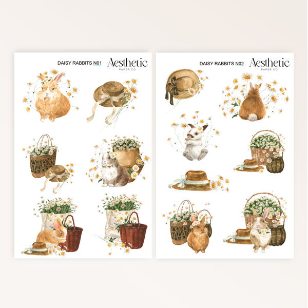 DAISY RABBITS | STICKER