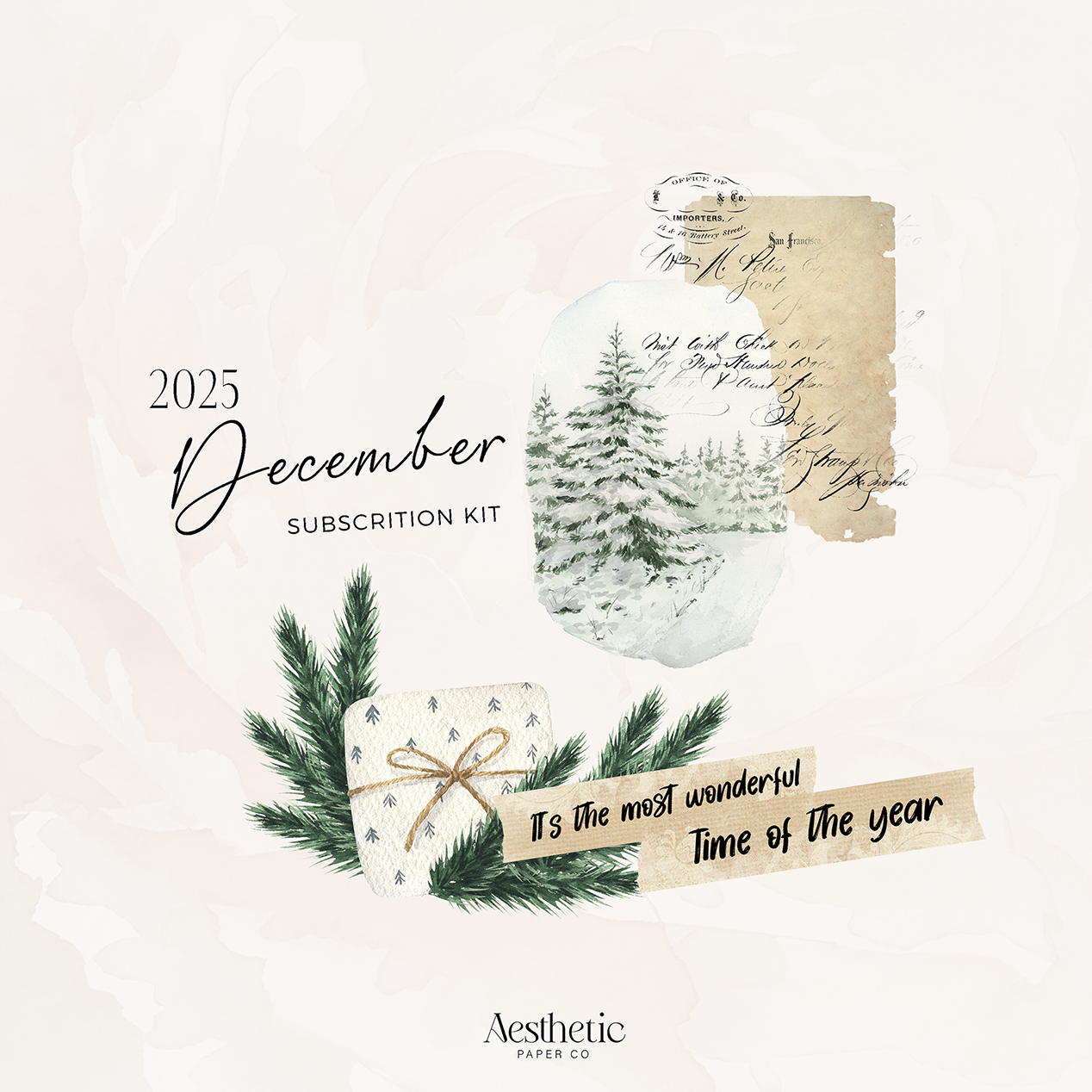 Monthly Planner Kit | December 2025 Sticker Kit