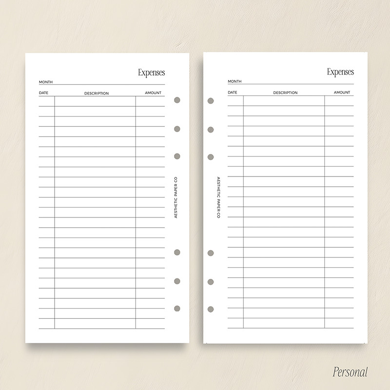 UN015 - Expenses Insert