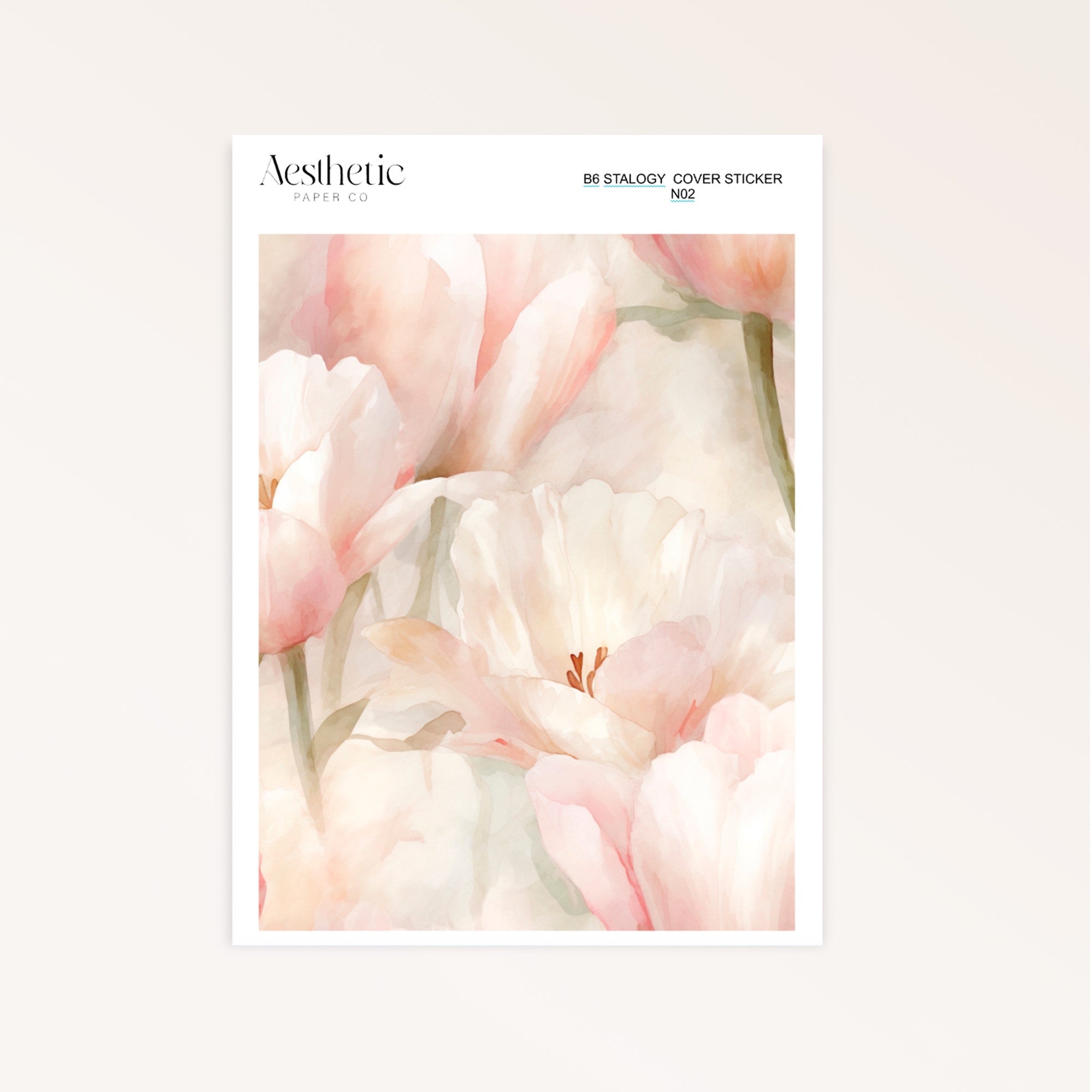 B6 Stalogy Sticker Cover | GENTLE SPRING