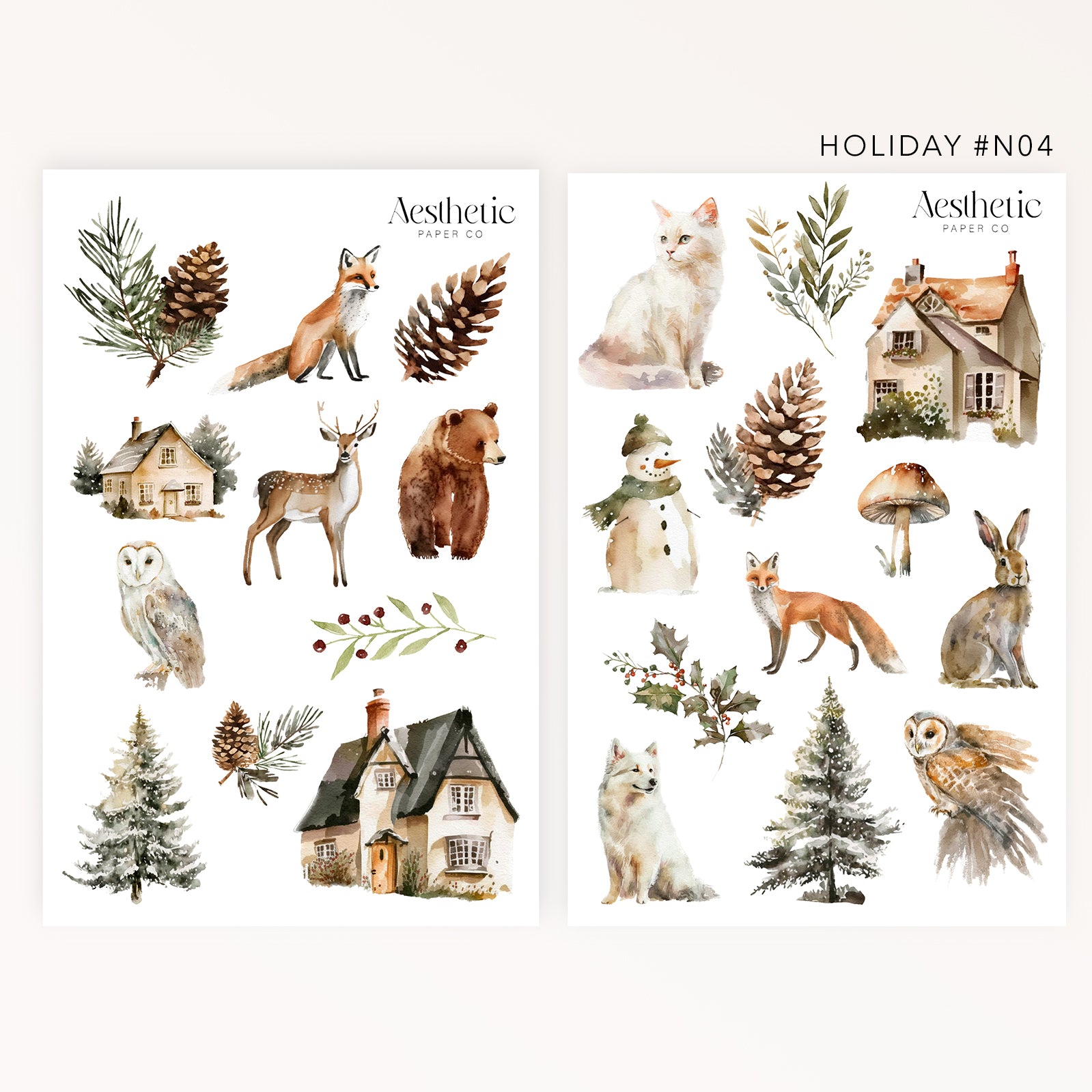 HOLIDAY COLLECTION STICKERS