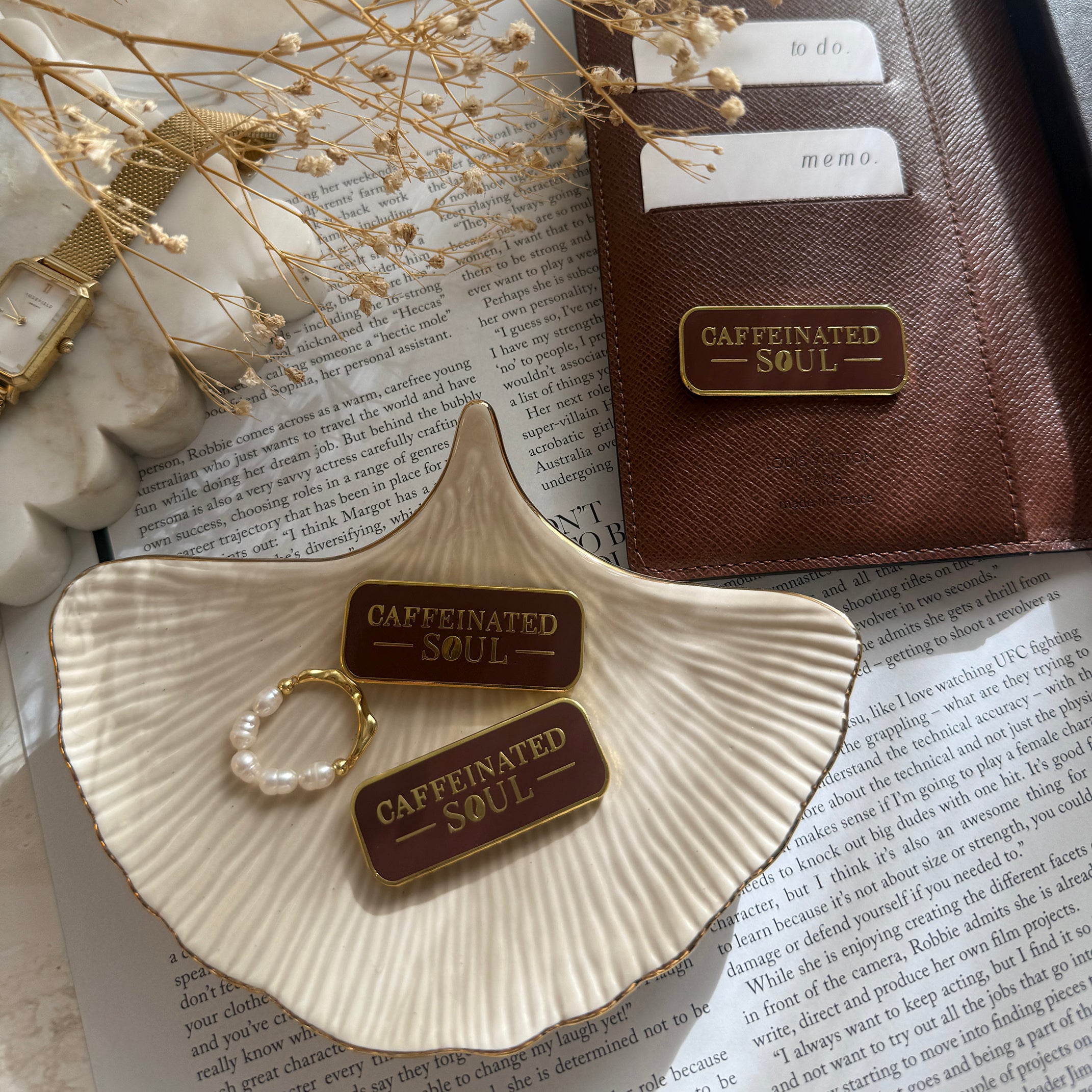 Caffeinated Soul Magnetic Pin