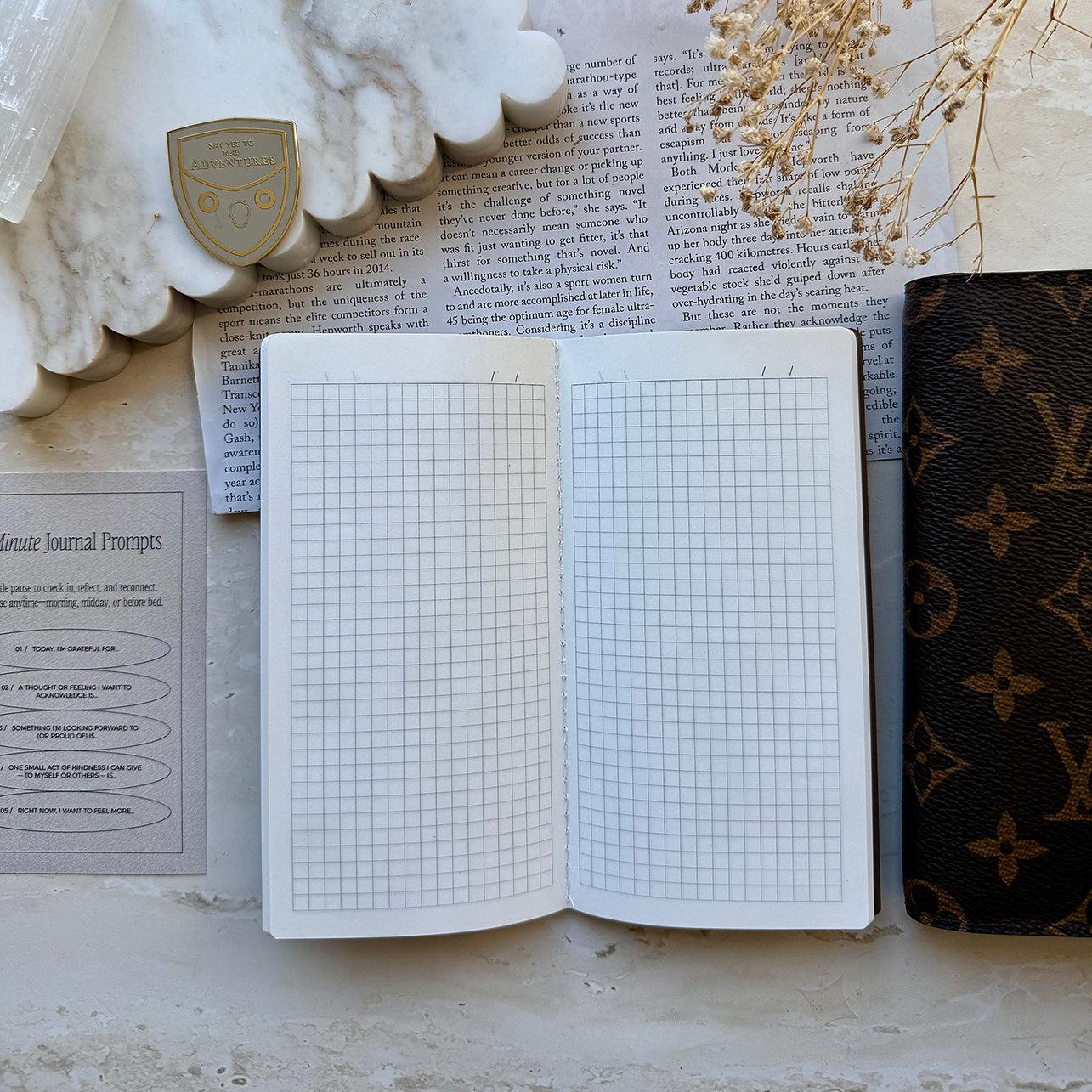 The Dream Script Notebook - 2pack Chestnut