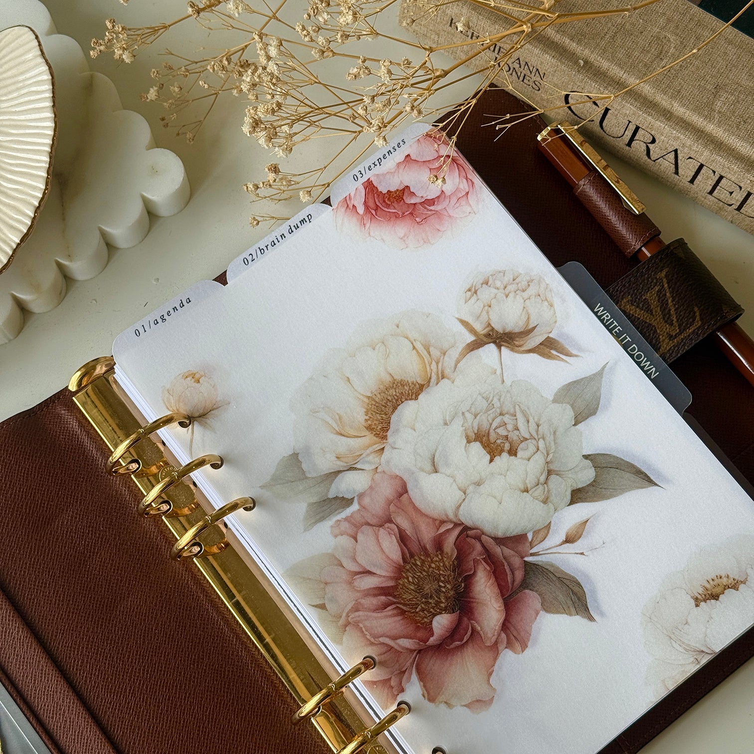 Peonie Dividers | Vellum