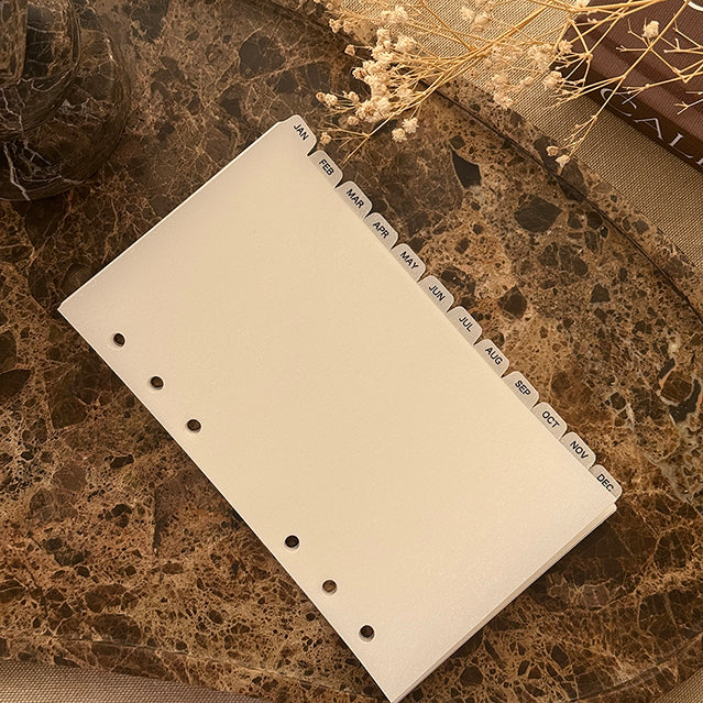 Monthly Dividers | Vellum (S)