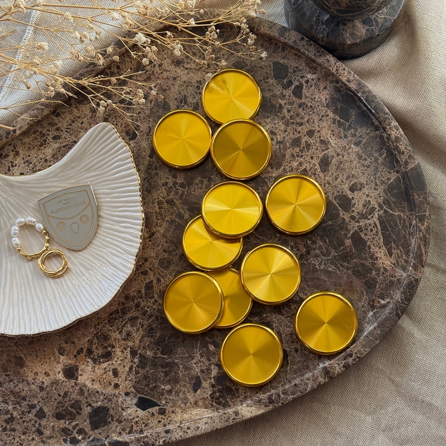 Aluminum Planner Discs | Gold