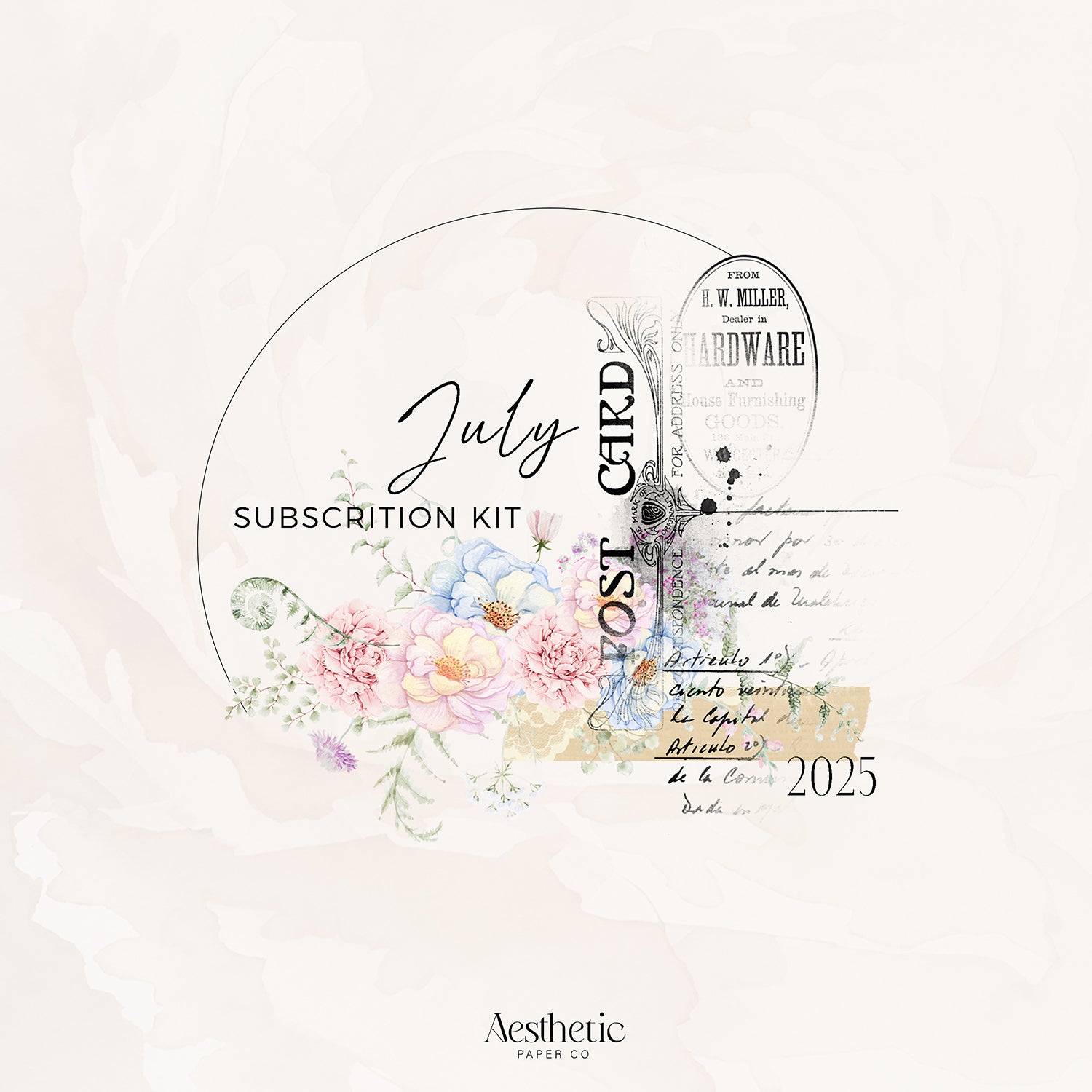 Monthly Planner Kit | July 2025 Sticker Kit