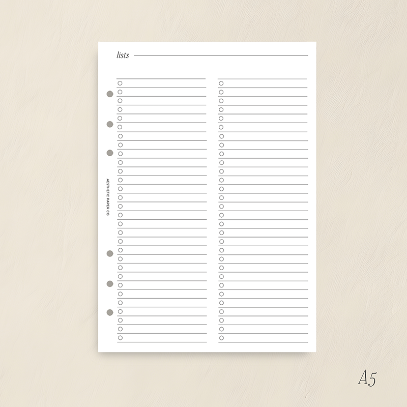 UN06 - Lists Double Column Insert