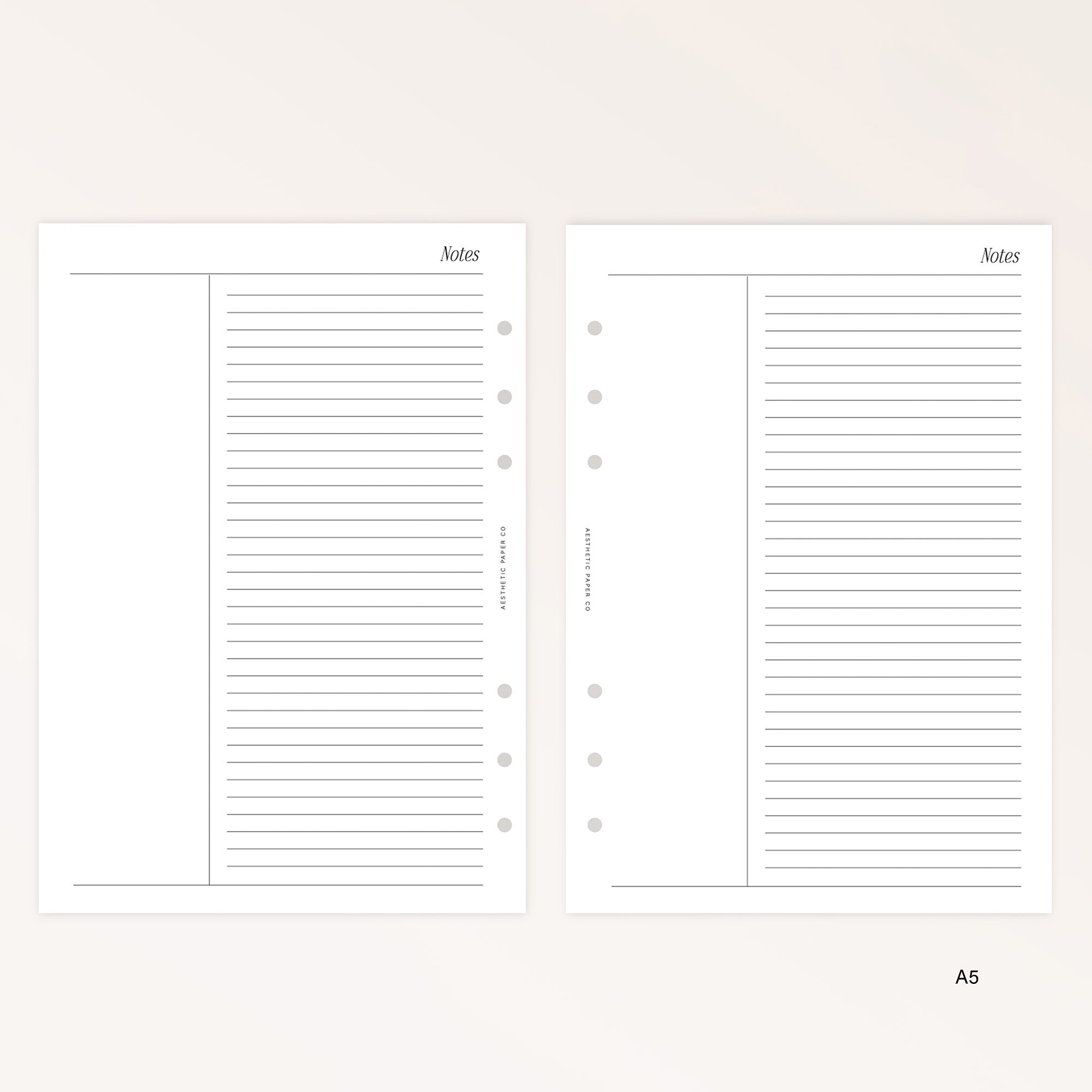 UN012 - Duo Notes | Inserts
