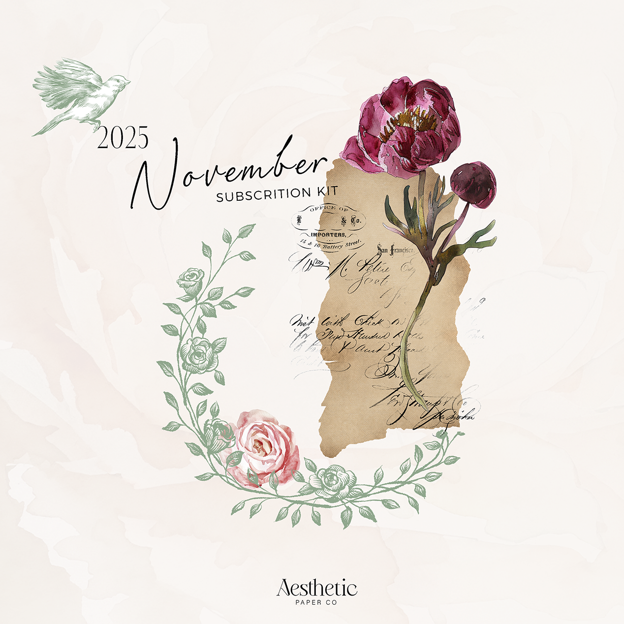 Monthly Planner Kit | November 2025 Sticker Kit