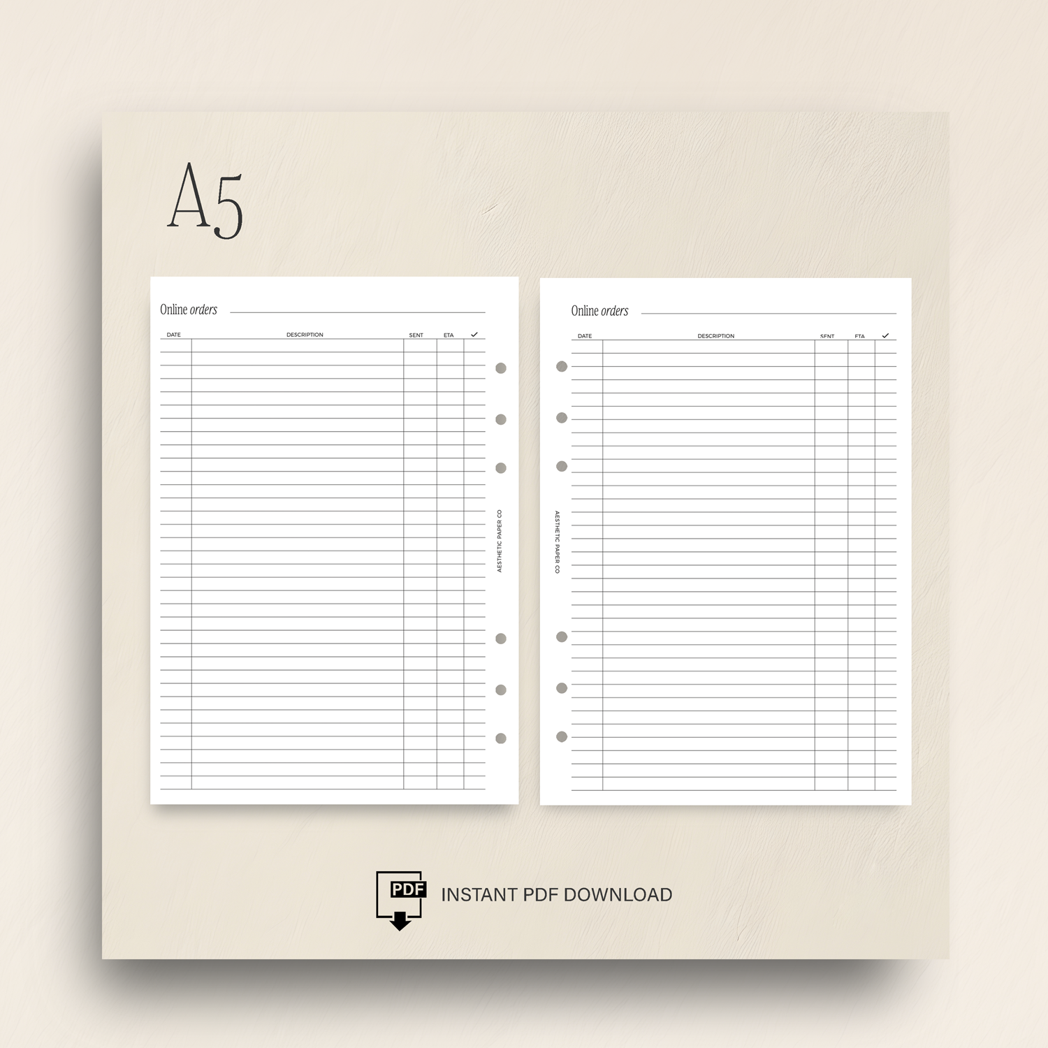 UN03 - Online Orders Insert | PDF