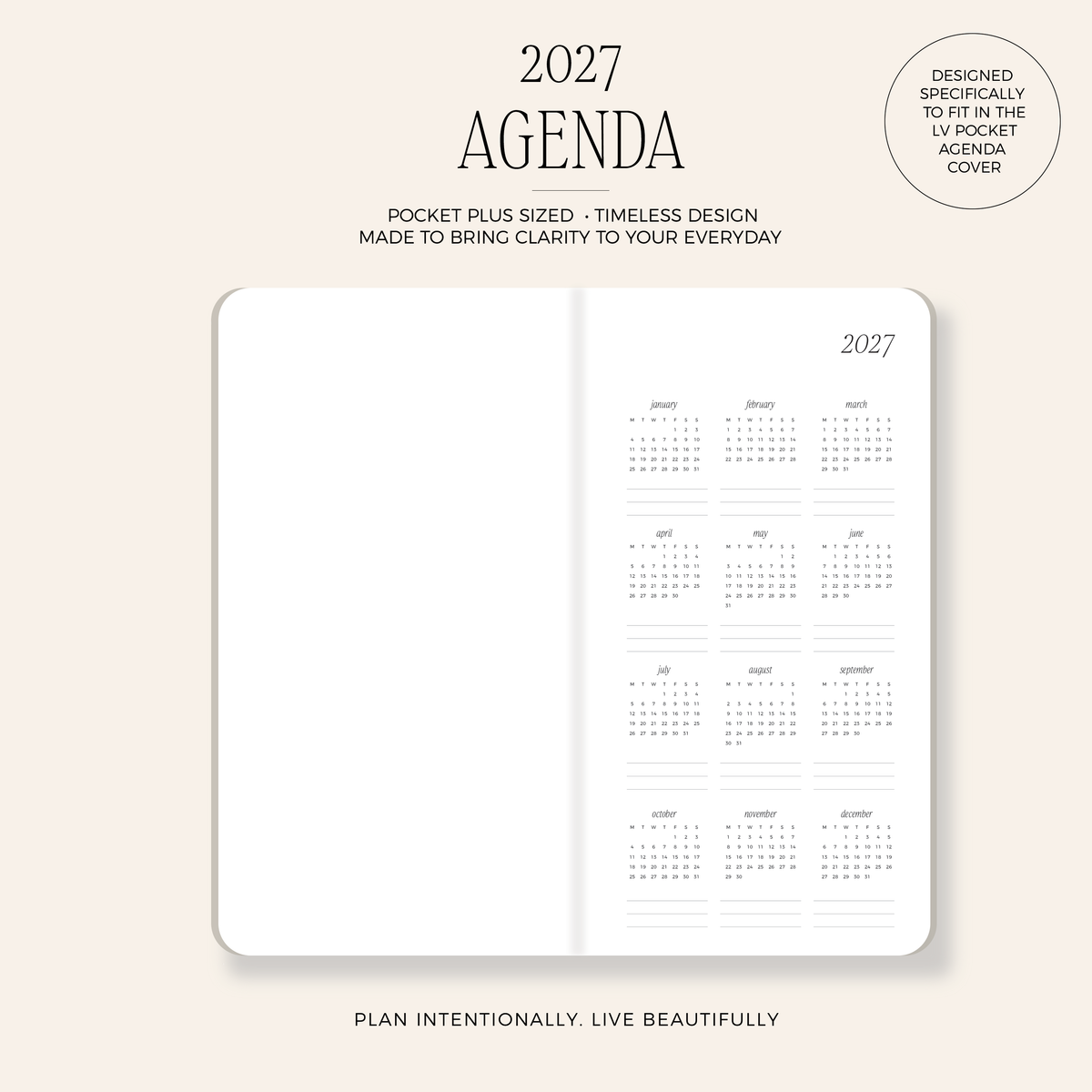 The Dream Script 2027 Agenda (PRE-ORDER)