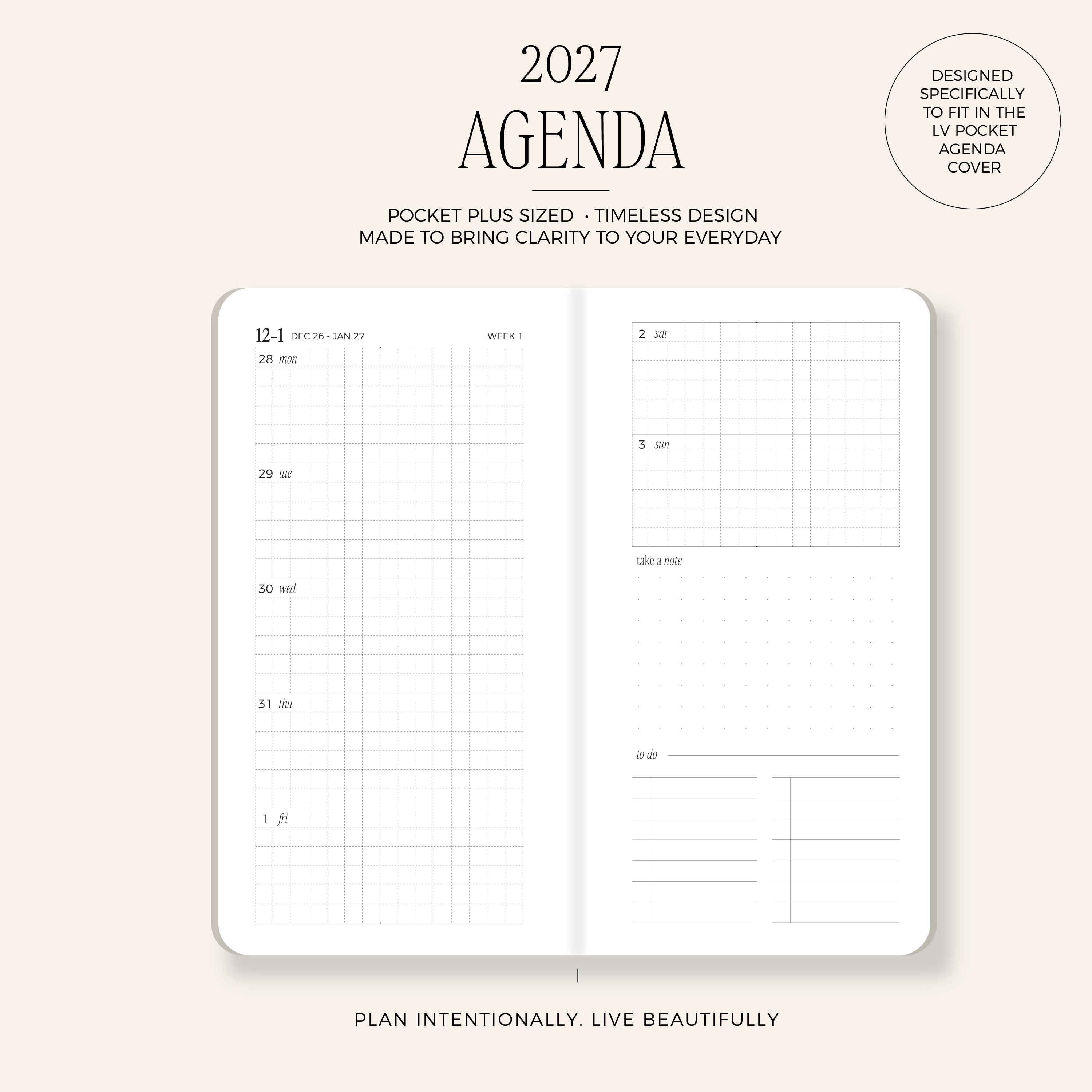 The Dream Script 2027 Agenda (PRE-ORDER)