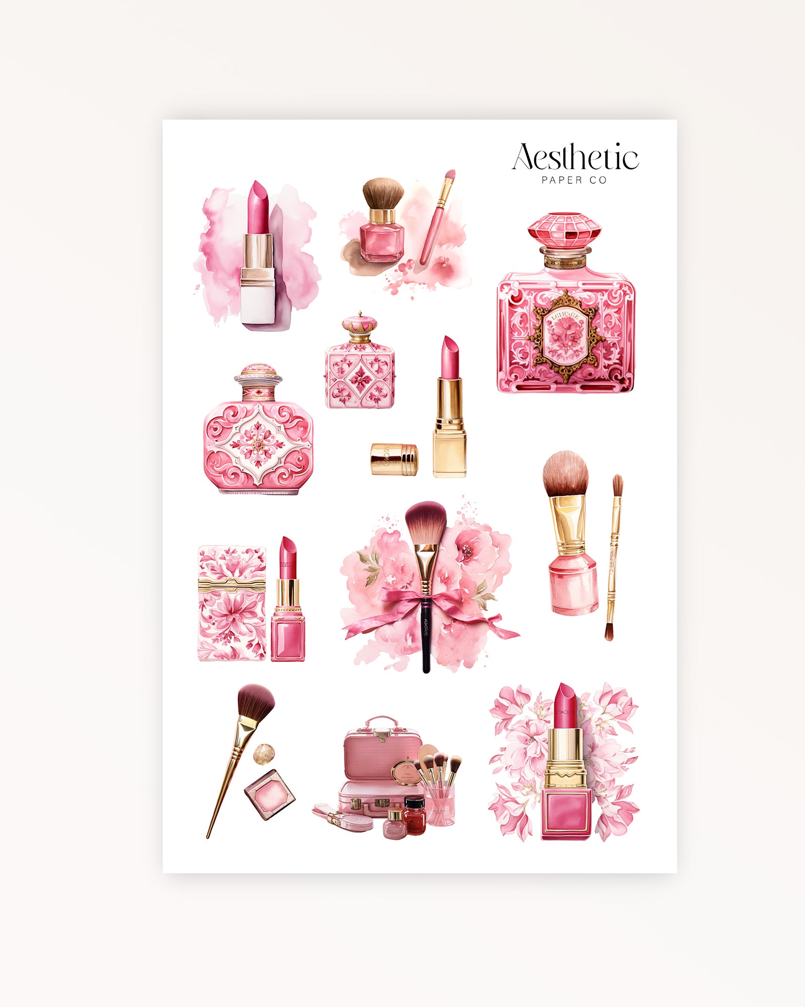 PINK COSMETICS STICKERS