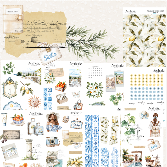 Monthly Planner Kit | September 2025 Sticker Kit